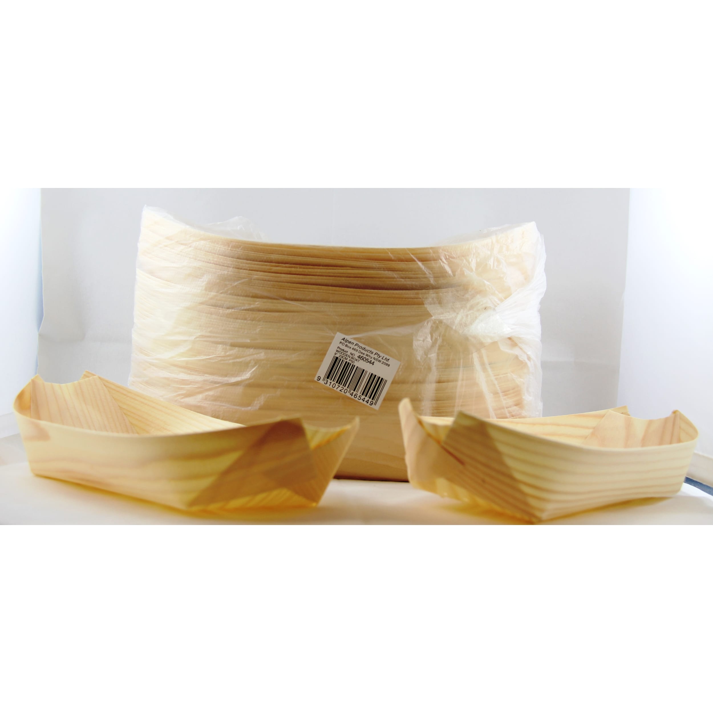 Eco Collection Wooden Boats 250x120mm (50 Pack)