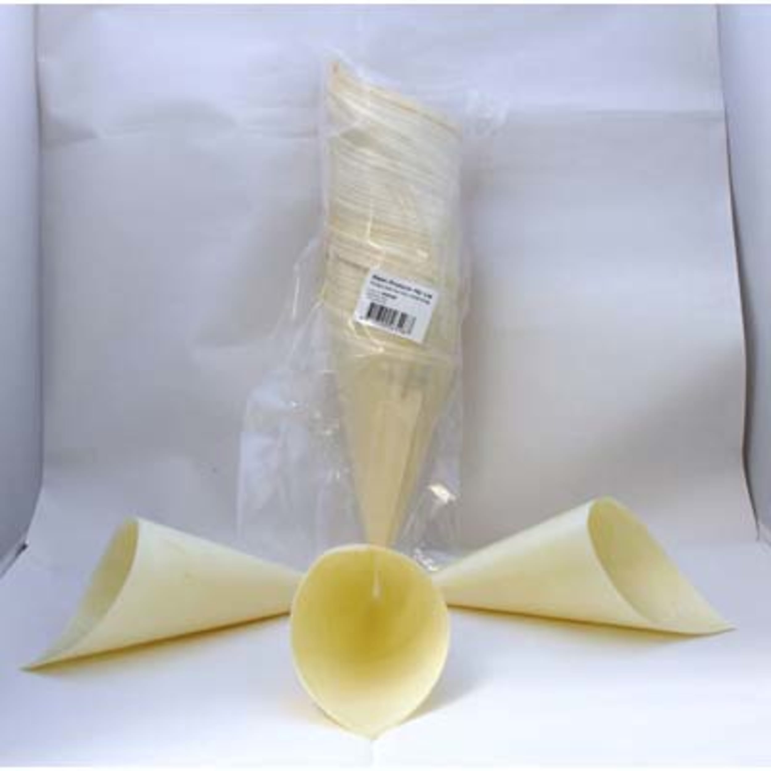 Eco Collection Wooden Cones 185x65mm (50 Pack)