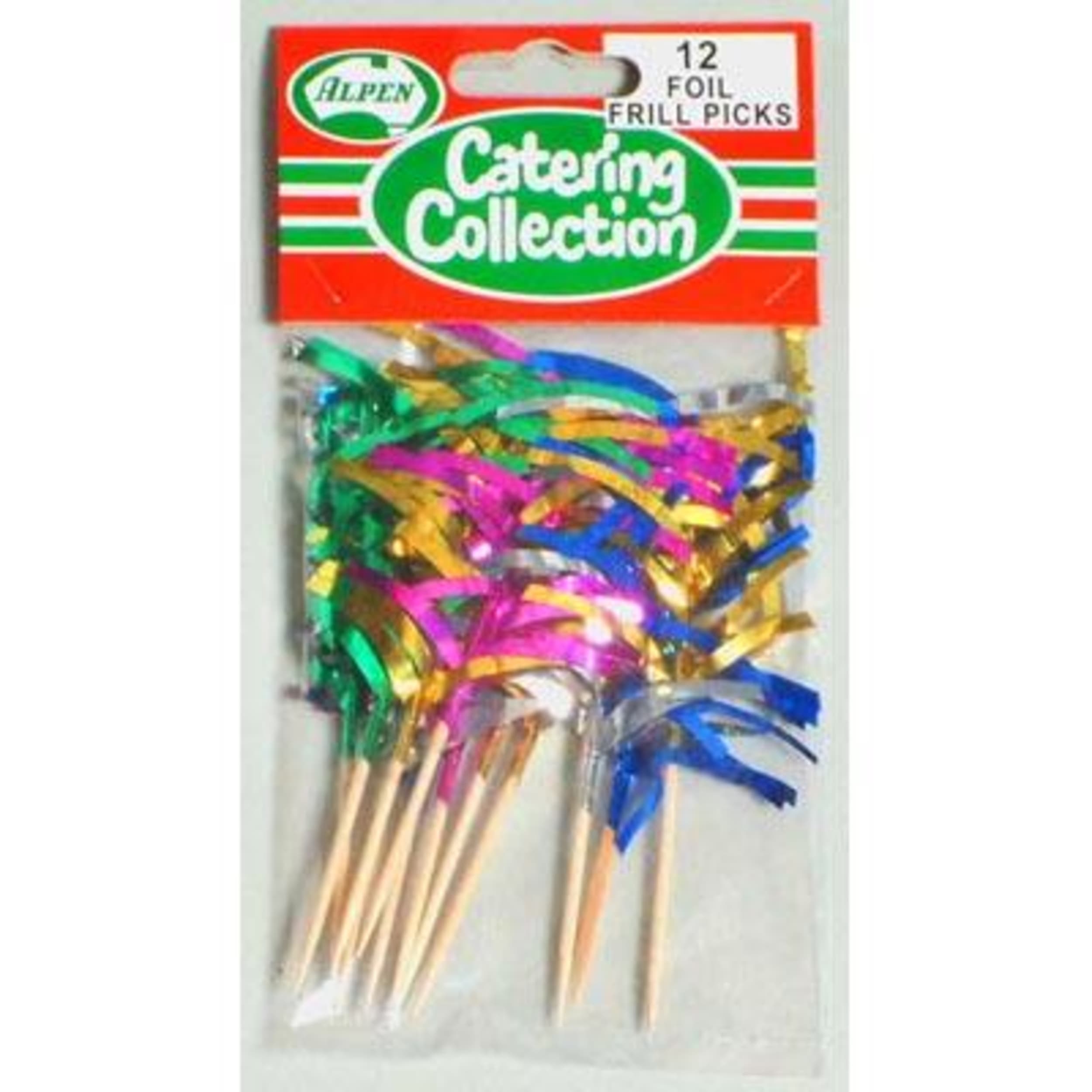 Catering Collection Frill Picks Foil (12 Pack)