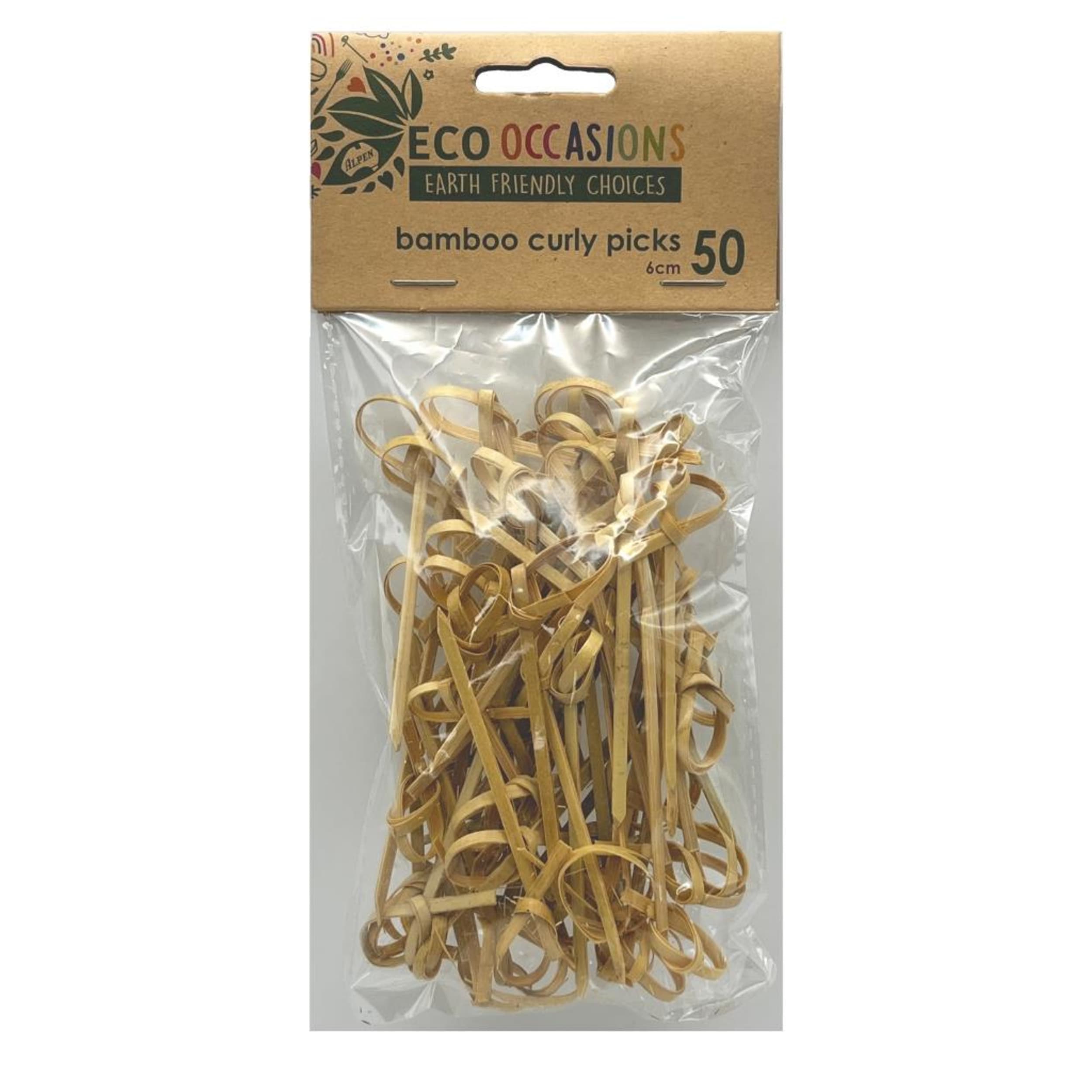 Catering Collection Curly Picks 6cm (50 Pack)