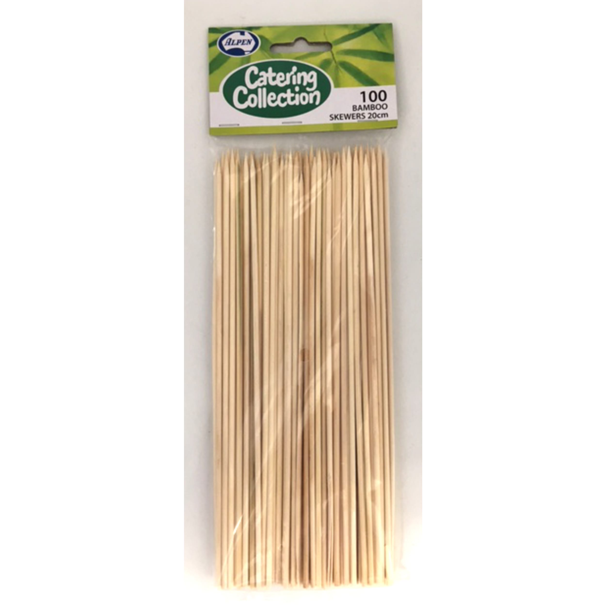 Catering Collection Bamboo Skewer 2.5mm x 20cm (100 Pack)