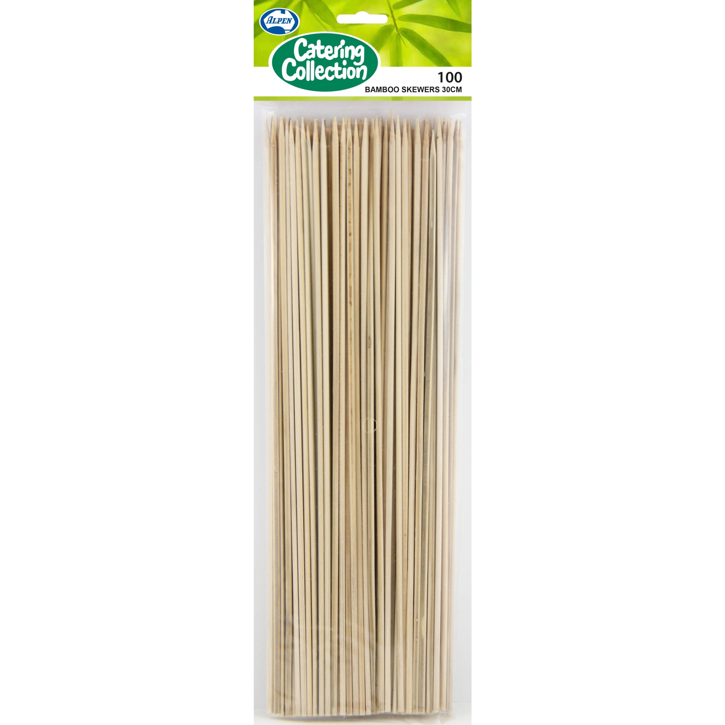 Catering Collection Bamboo Skewer 3mm x 30cm (100 Pack)