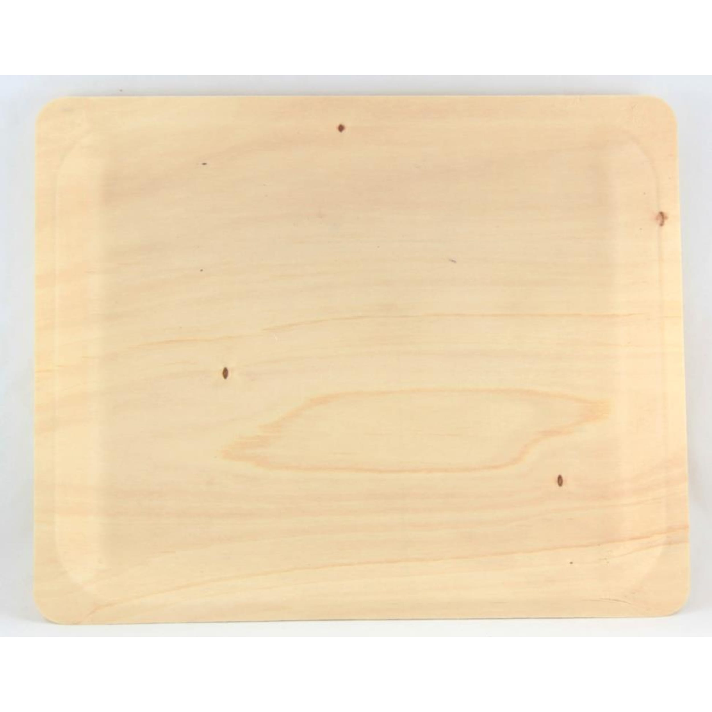 Eco Collection Wooden Plates 26.5 x 21.5 x 2cm (25 Pack)