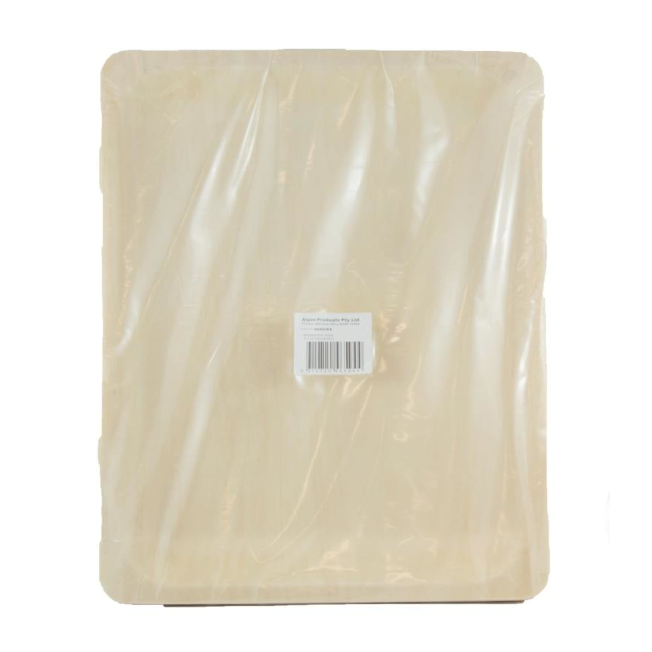 Eco Collection Wooden Plates 26.5 x 21.5 x 2cm (25 Pack)