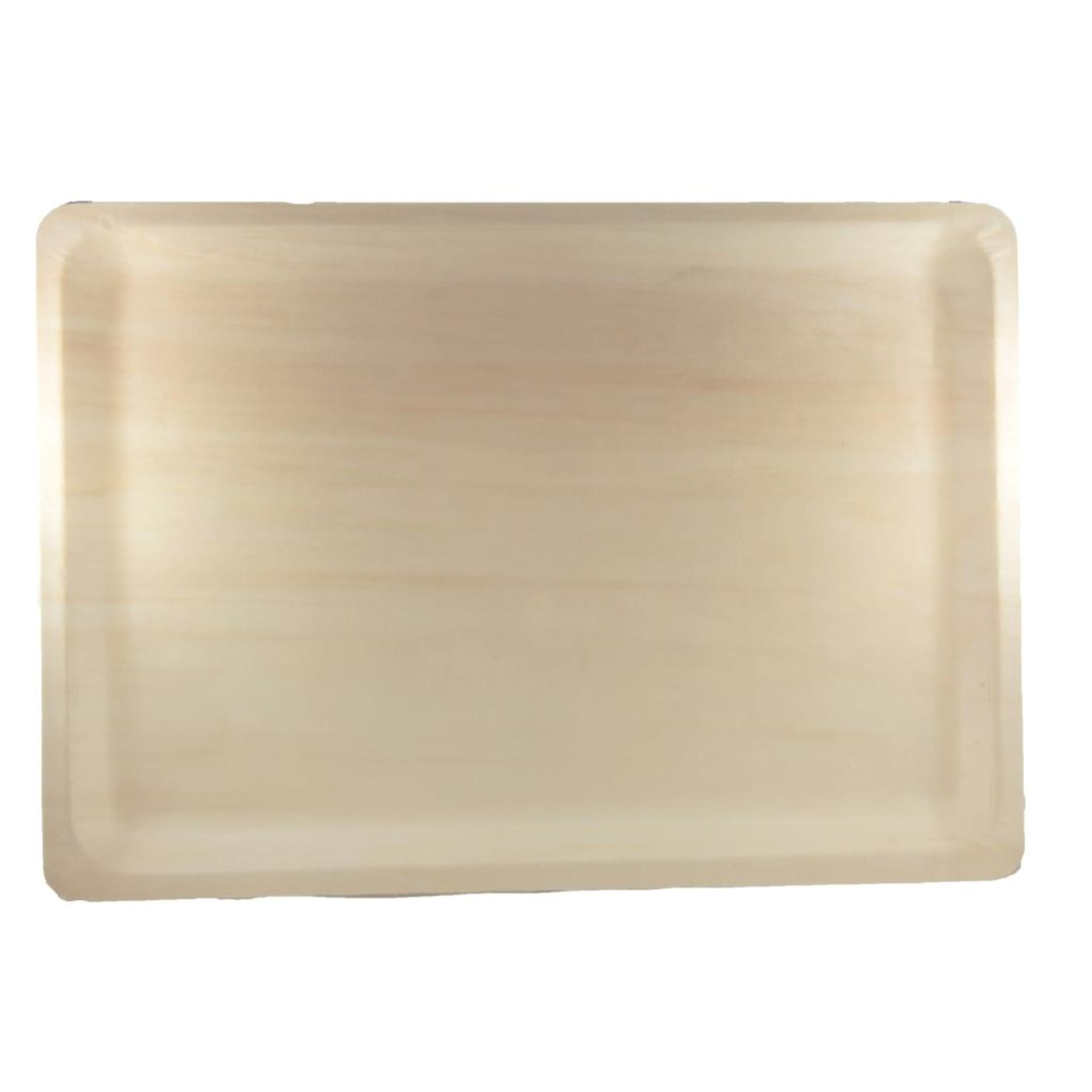 Eco Collection Wooden Plates 40 x 28 x 2cm (25 Pack)
