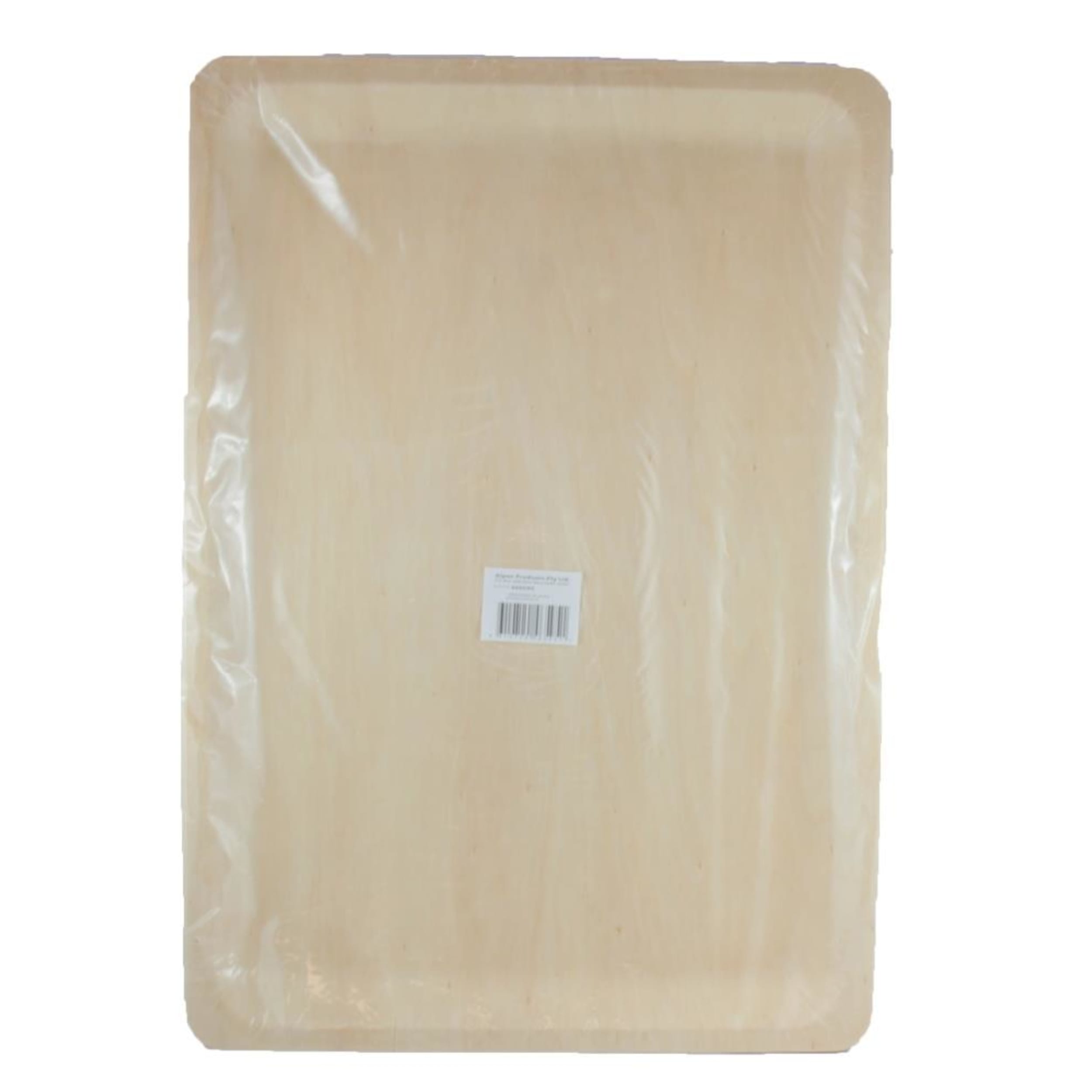 Eco Collection Wooden Plates 40 x 28 x 2cm (25 Pack)