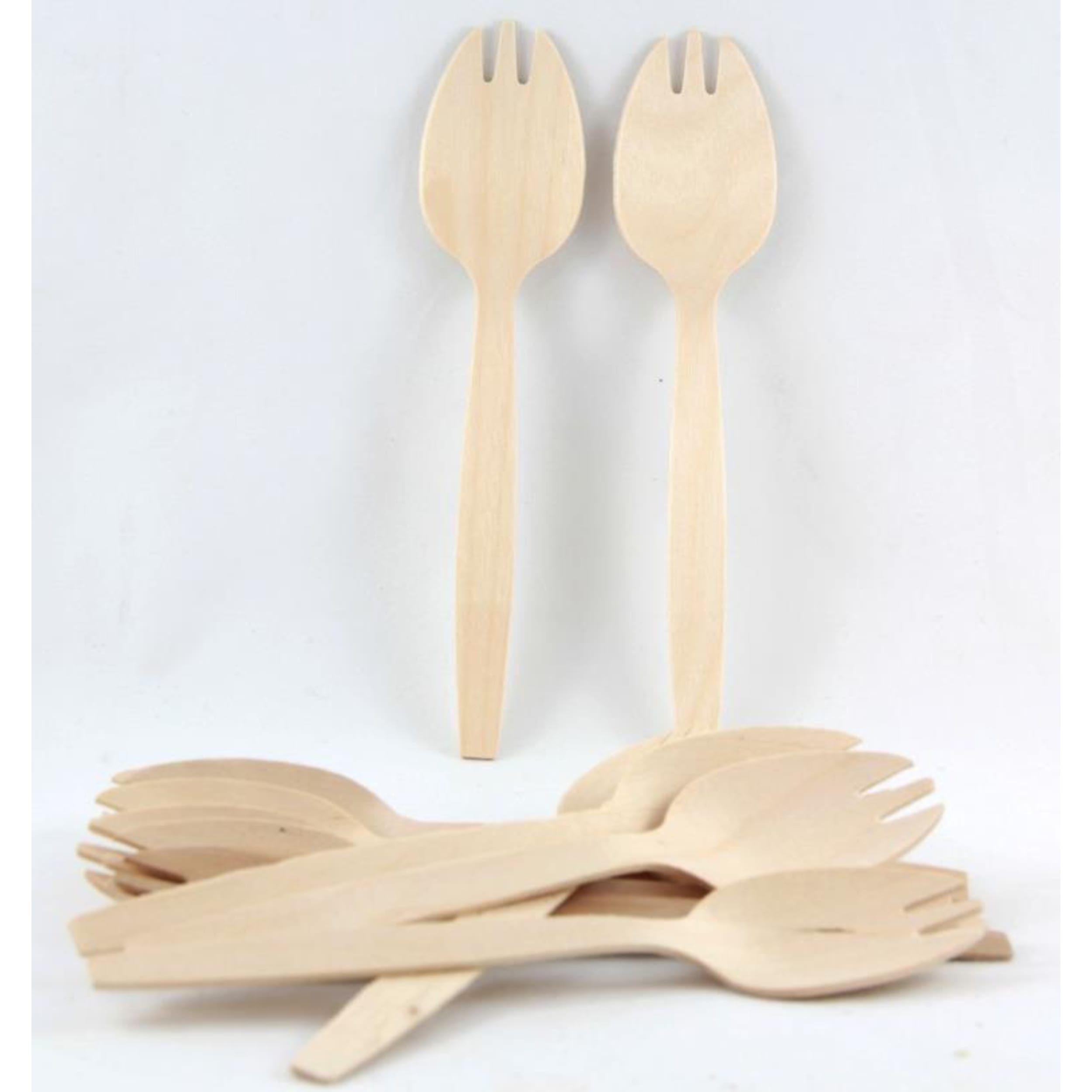 Eco Collection Wooden Sporks 140mm (100 Pack)