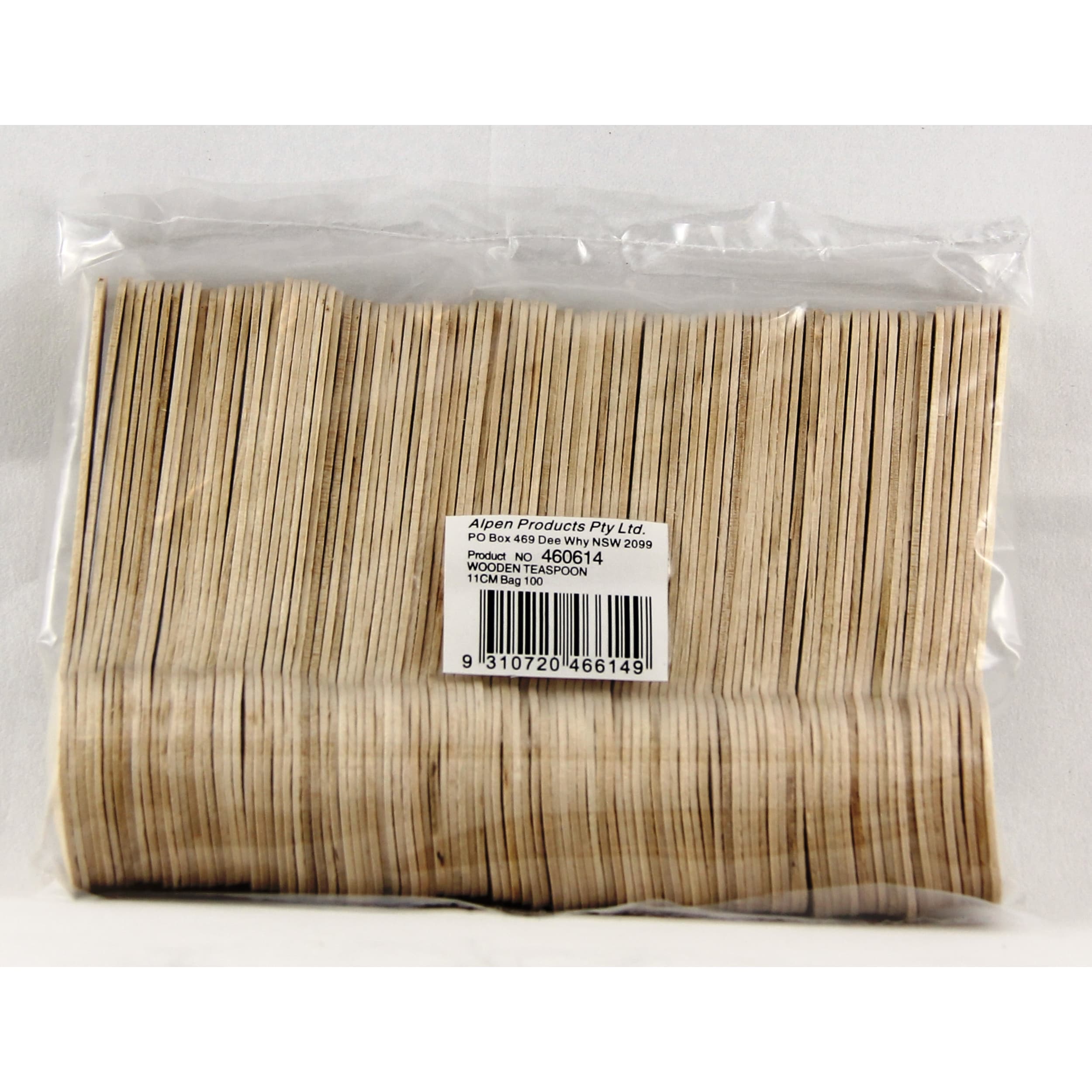 Eco Collection Wooden Tea Spoons 110mm (100 Pack)