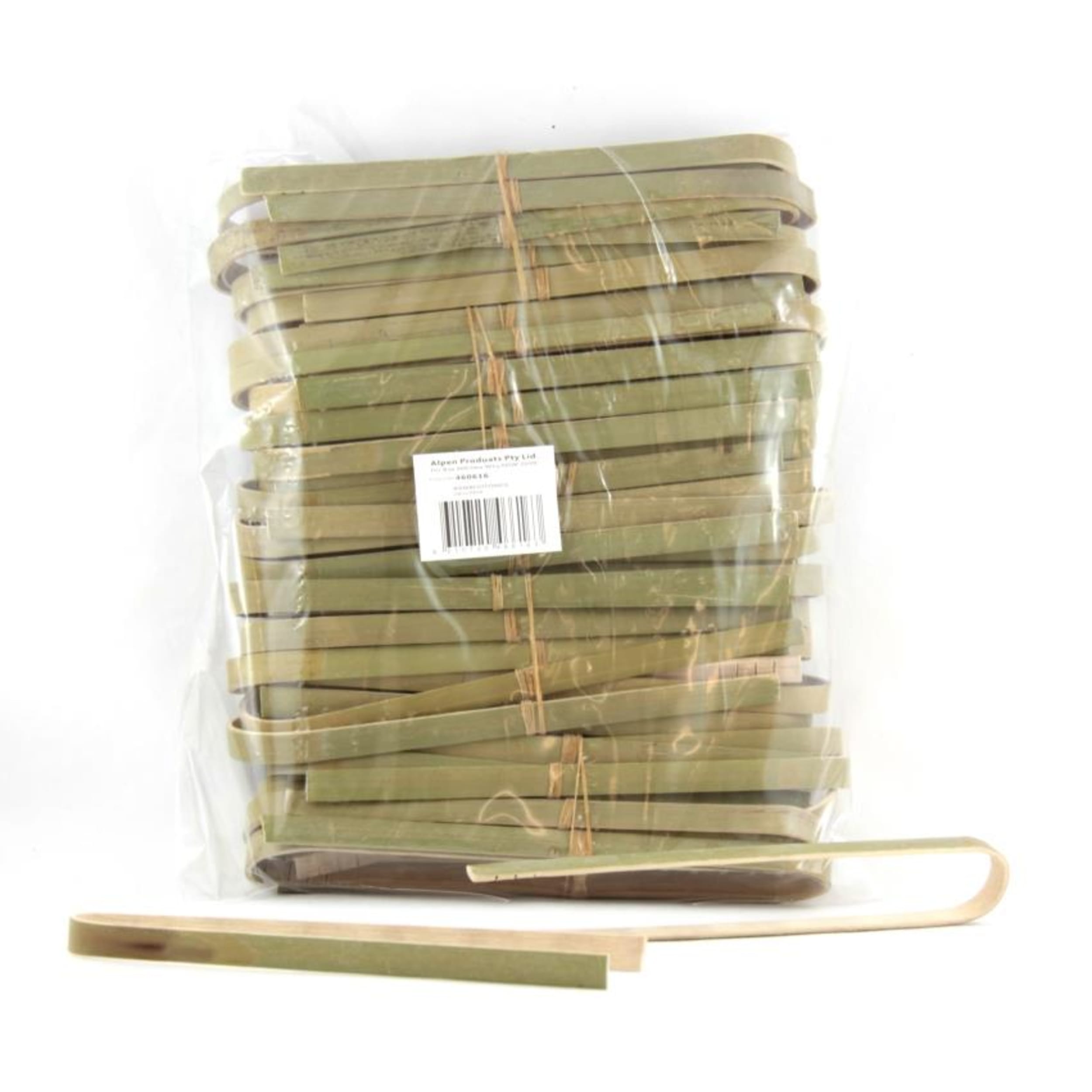 Eco Collection Bamboo Tongs 160mm (50 Pack)