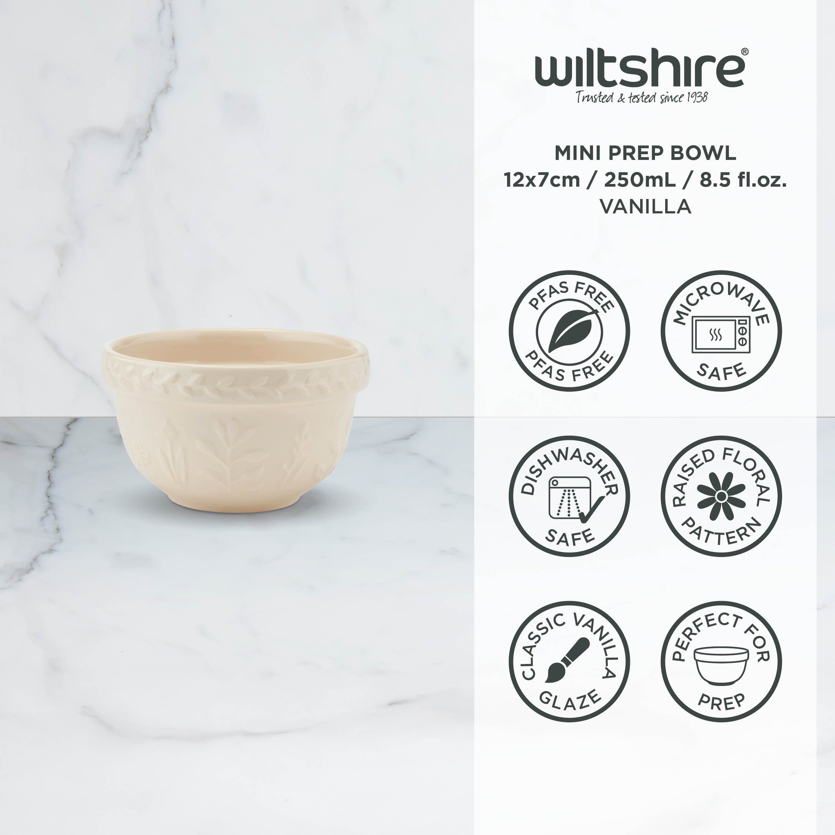 Wiltshire Baking Traditions Stoneware Mini Prep Bowl 0.25L (12cm)