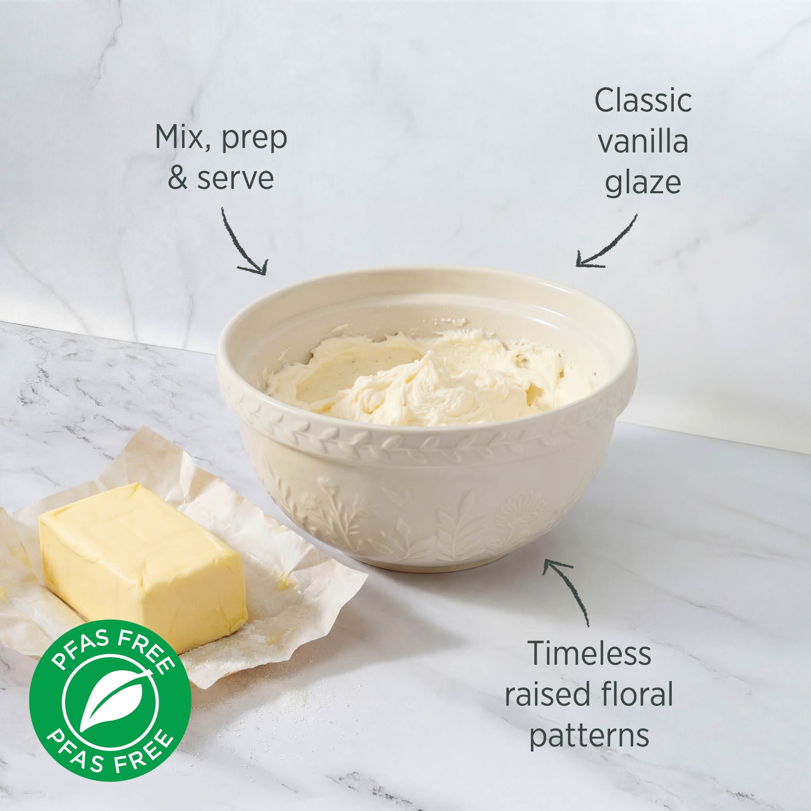 Wiltshire Baking Traditions Stoneware Mixing Bowl 1.5L (20.5cm)