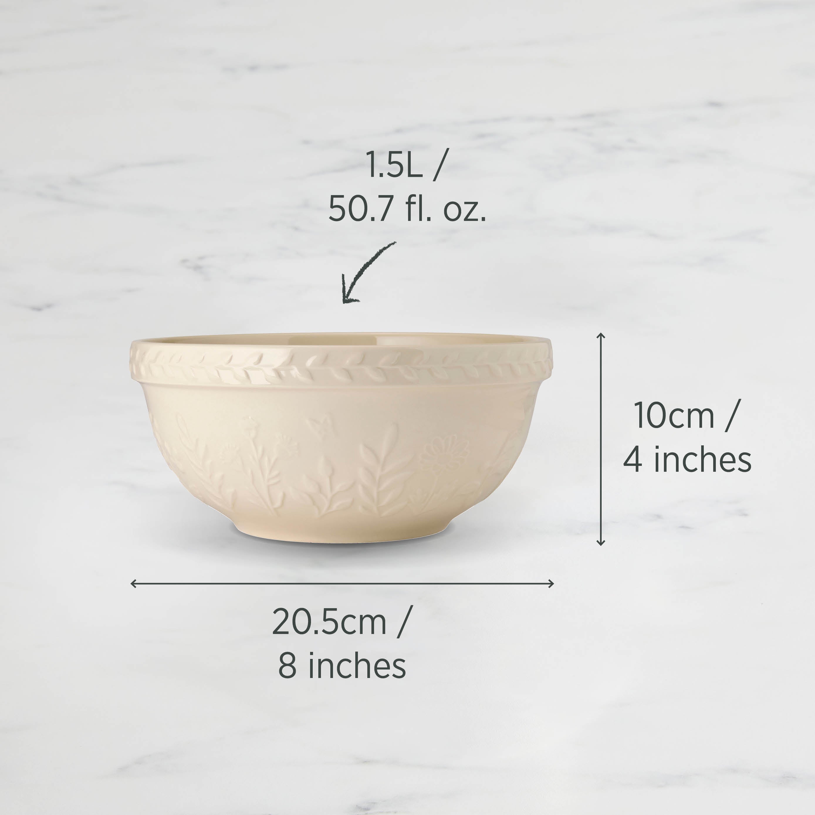 Wiltshire Baking Traditions Stoneware Mixing Bowl 1.5L (20.5cm)