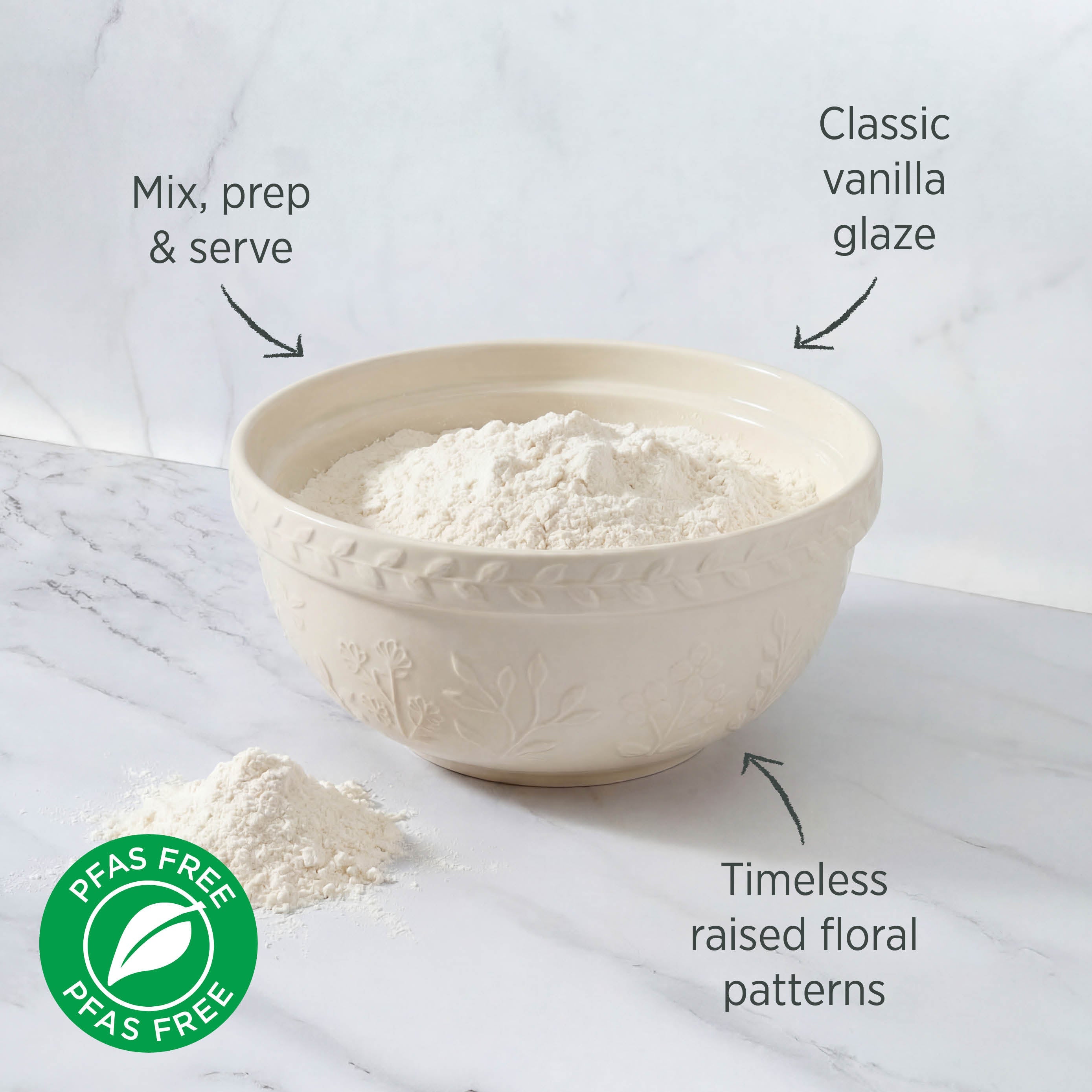 Wiltshire Baking Traditions Stoneware Mixing Bowl 3L (26.5cm)