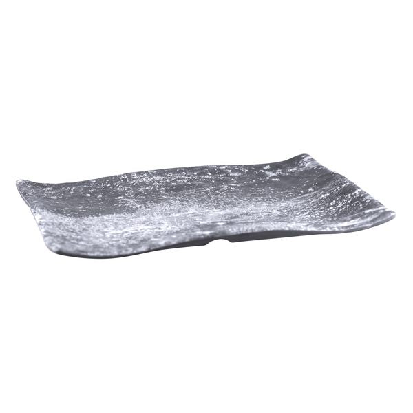 Cheforward Weathered Pewter Rectangular Platter (400x280mm)