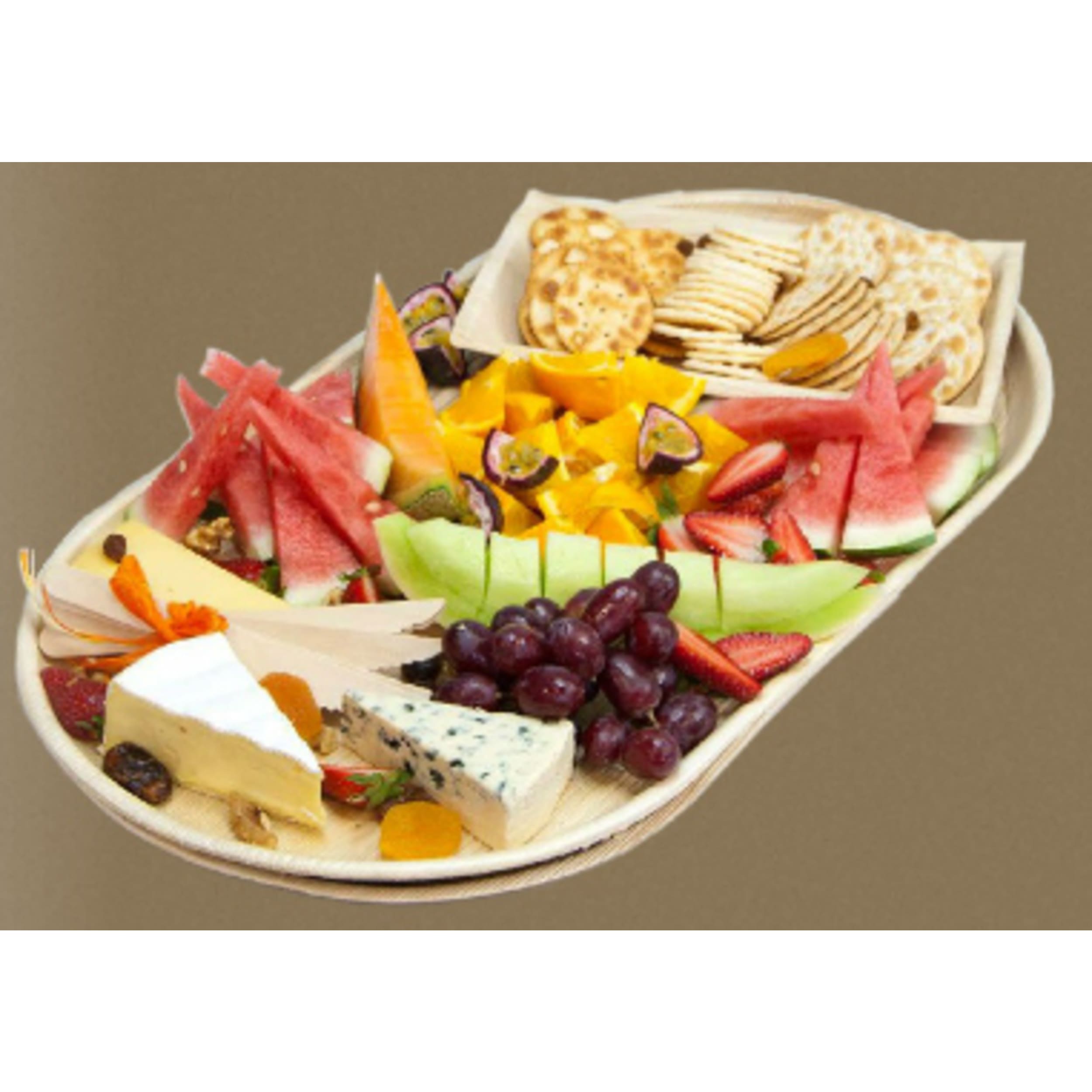 Eco Collection Palm Leaf Platter 550x300mm (10 Pack)