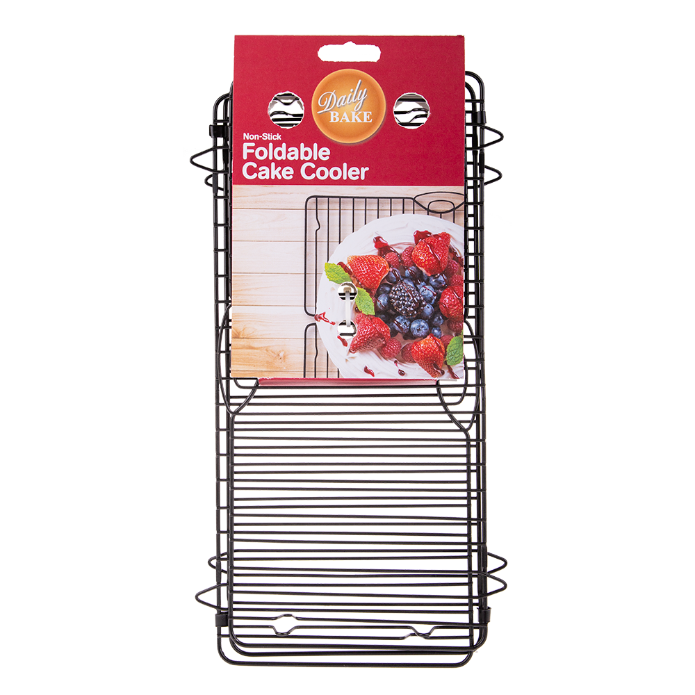 Daily Bake Non-Stick Foldable Rectangle Cake Cooler – 46 x 32cm