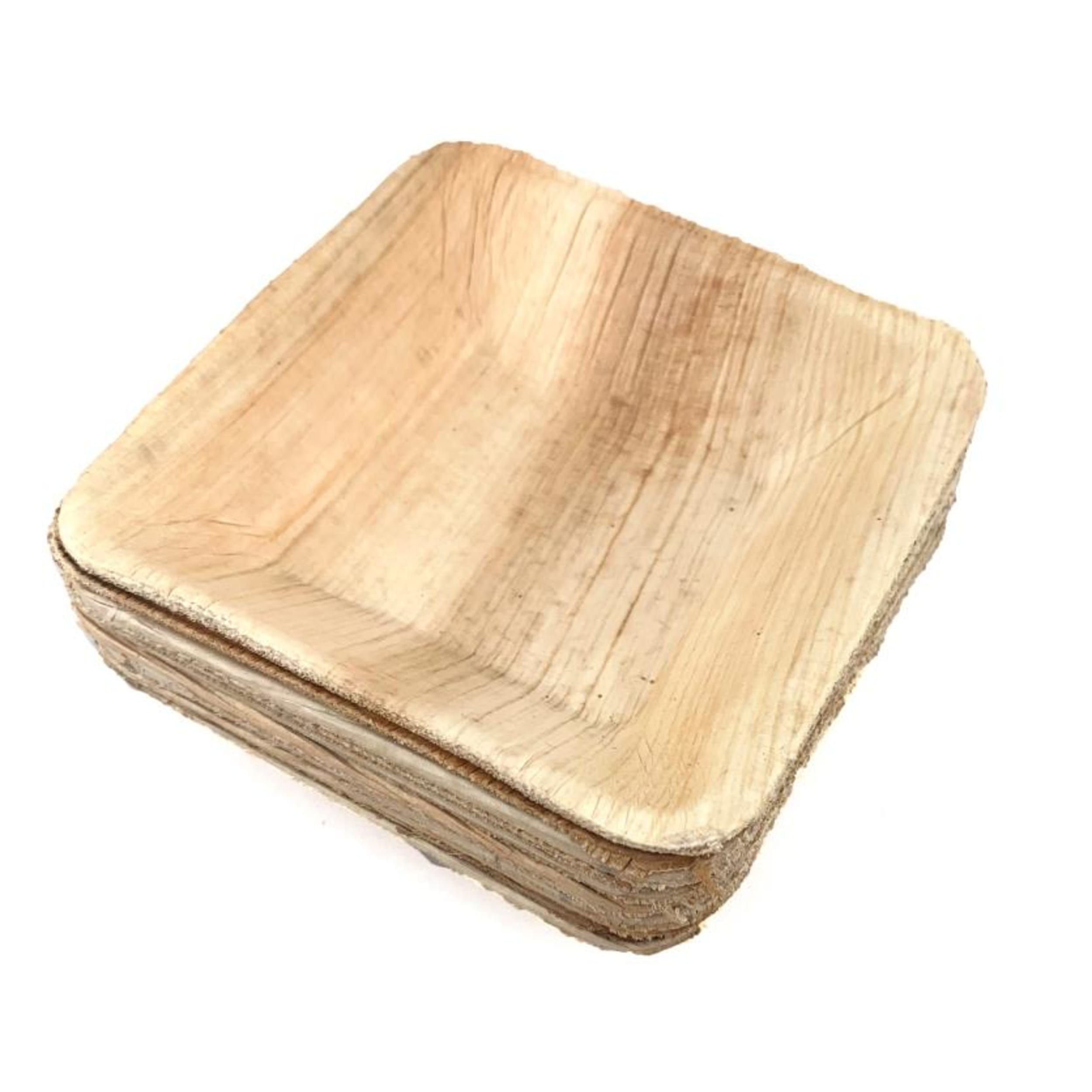 Eco Collection Palm Leaf Square Dip Bowl 90x17mm deep (10 Pack)