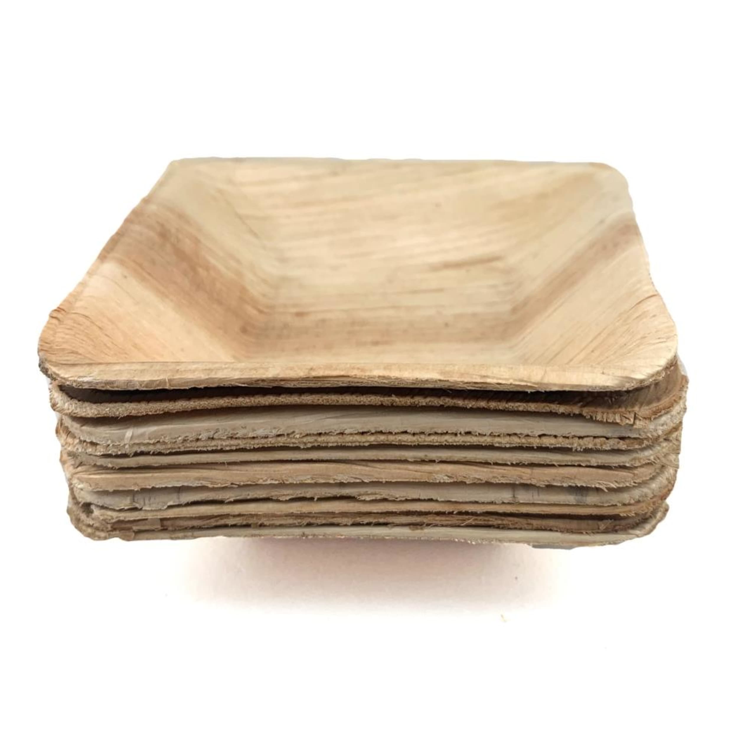 Eco Collection Palm Leaf Square Dip Bowl 90x17mm deep (10 Pack)