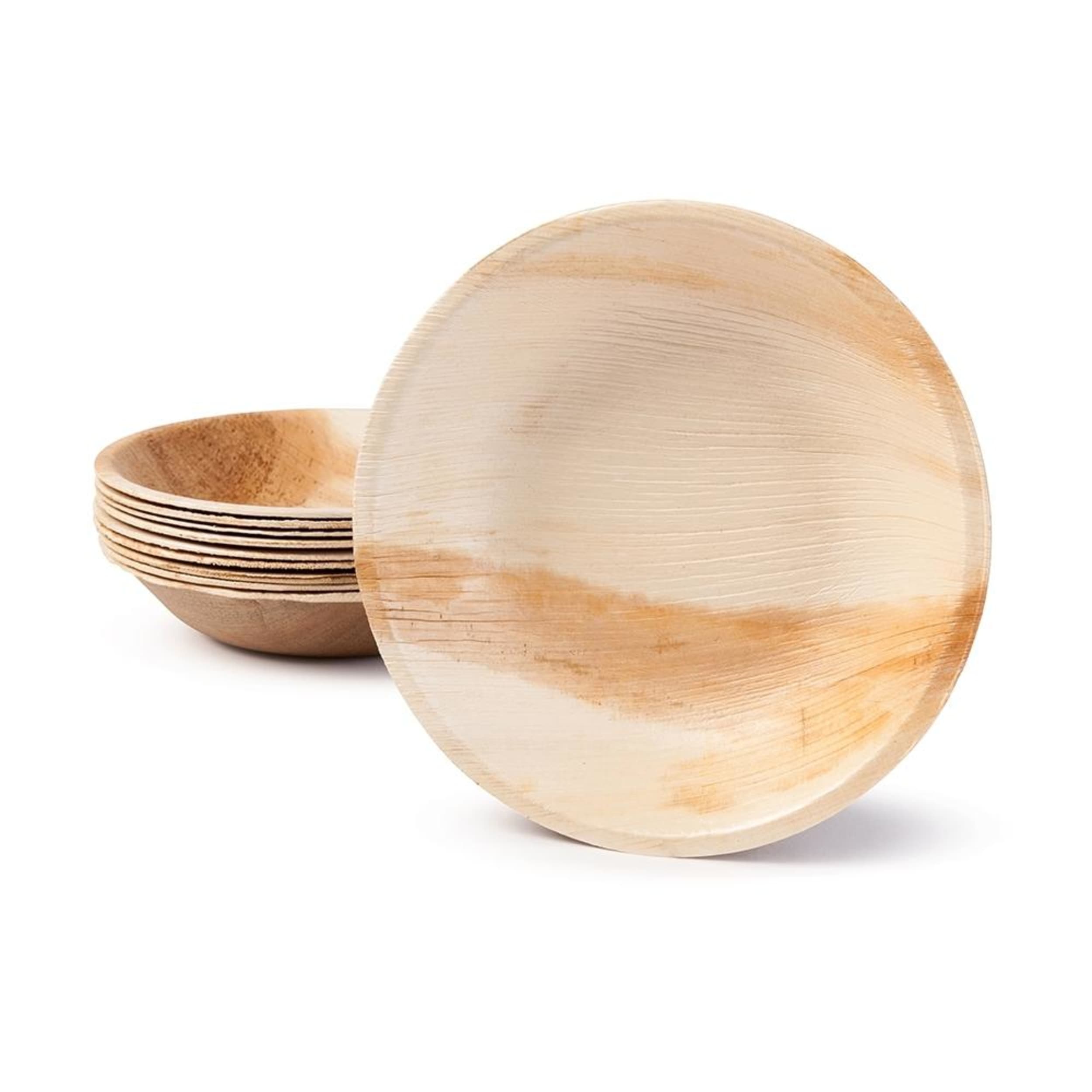 Eco Collection Palm Leaf Round Bowl 152x35mm deep (10 Pack)