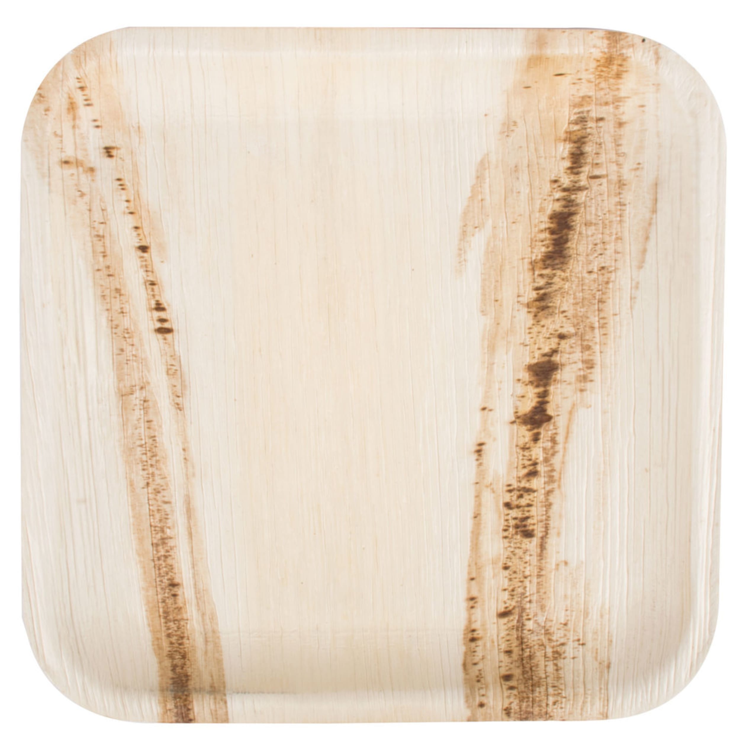 Eco Collection Palm Leaf Square Plate 10inch 250x24mm deep (10 Pack)
