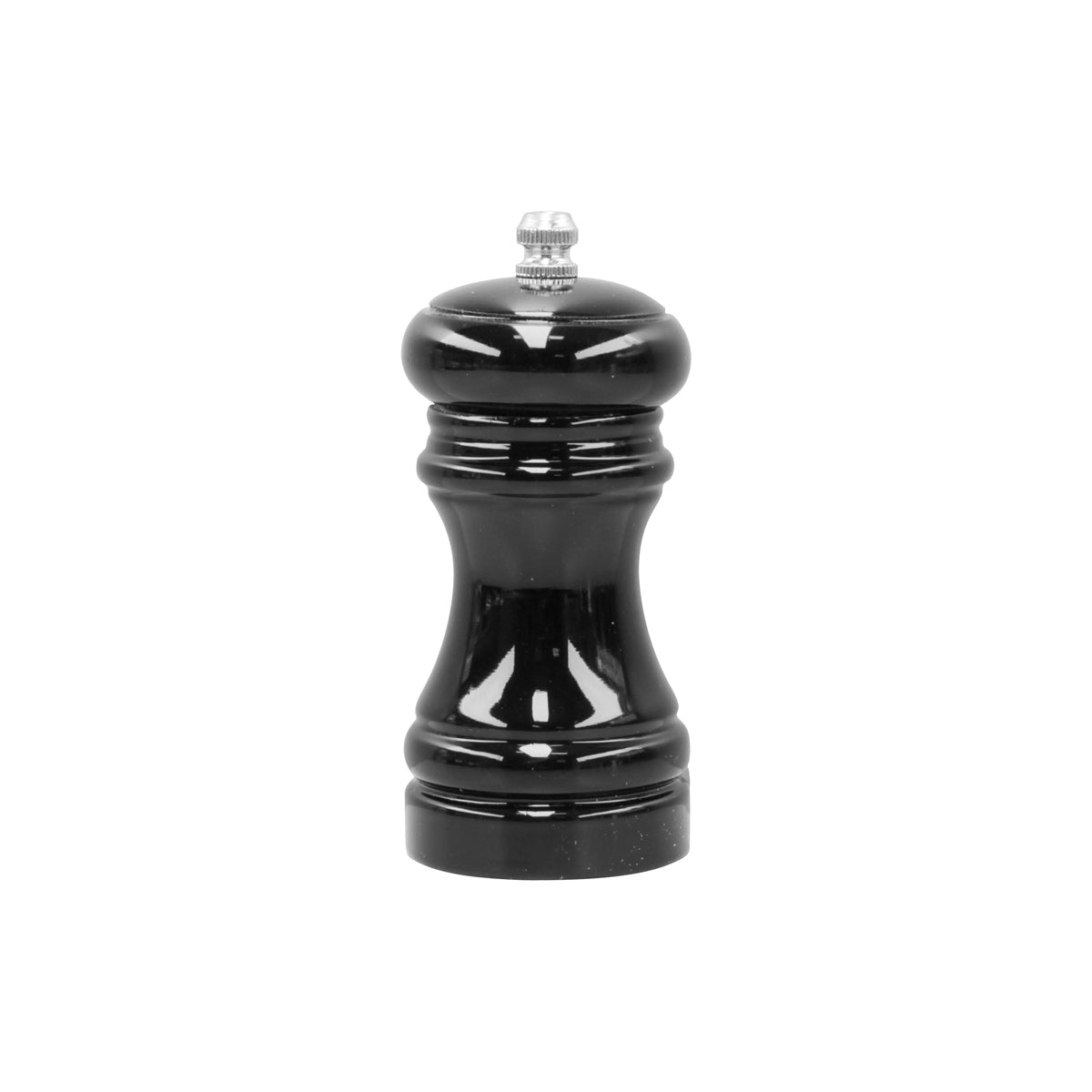 Chef Inox Cafe Salt & Pepper Mill Black Wood 50x115mm
