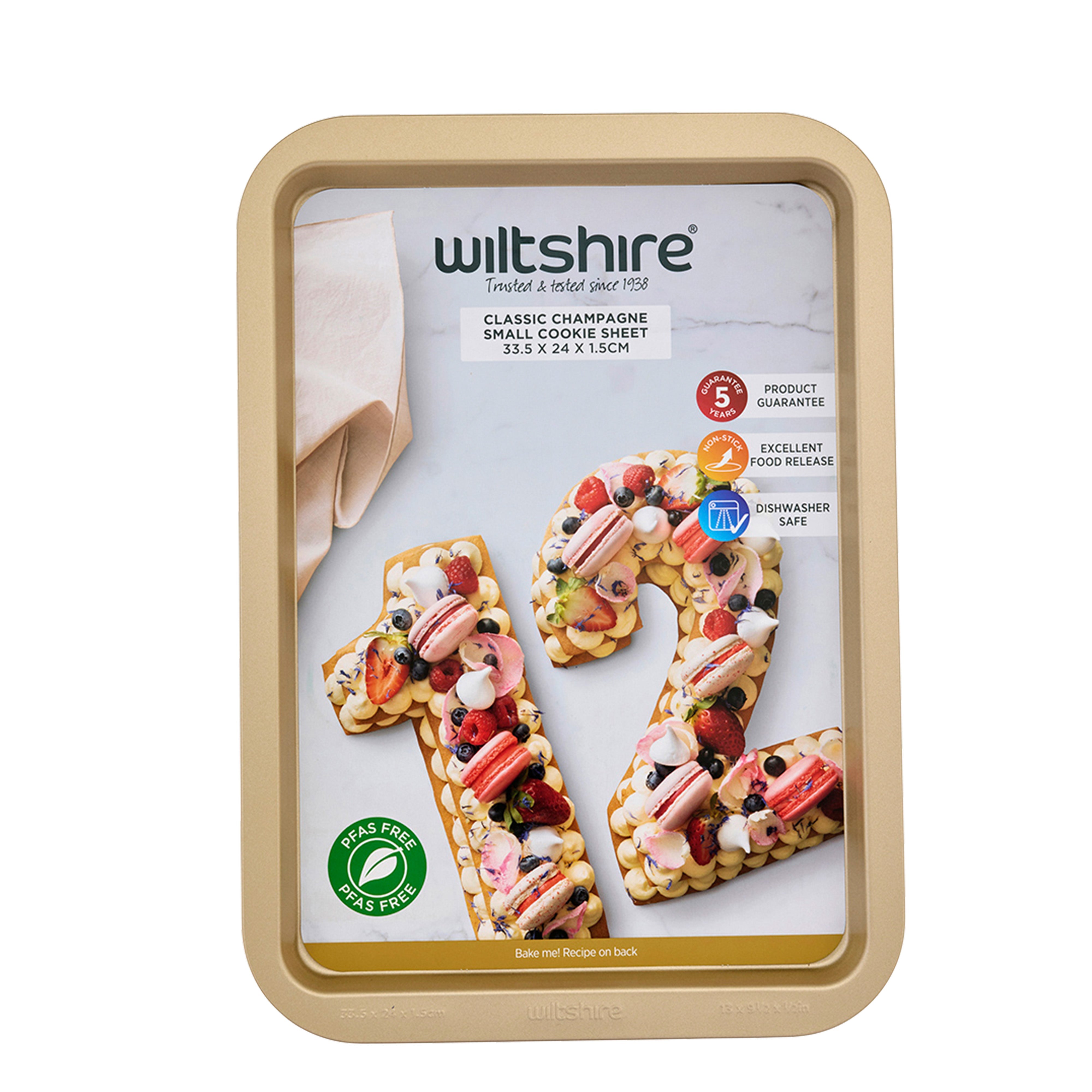 Wiltshire Champagne Gold Cookie Sheet 33.5cm