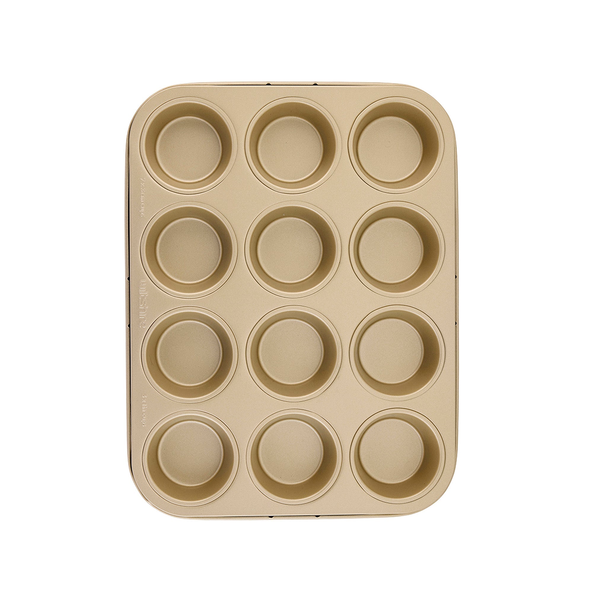 Wiltshire Champagne Gold Muffin Pan 12 Cup