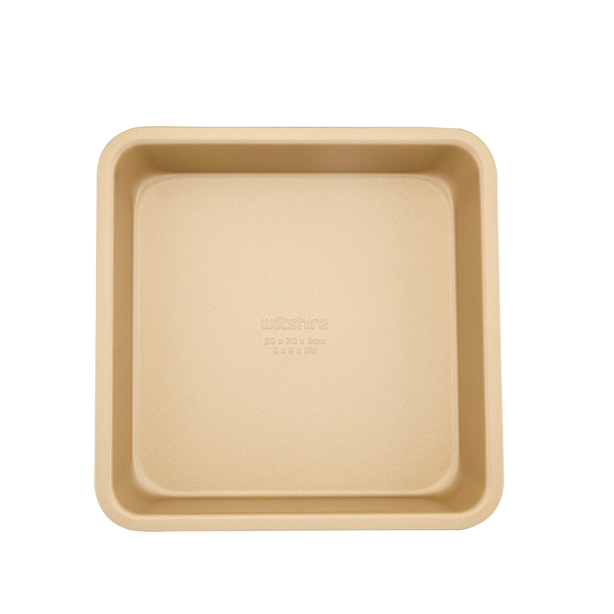 Wiltshire Champagne Gold Square Cake Pan 20cm