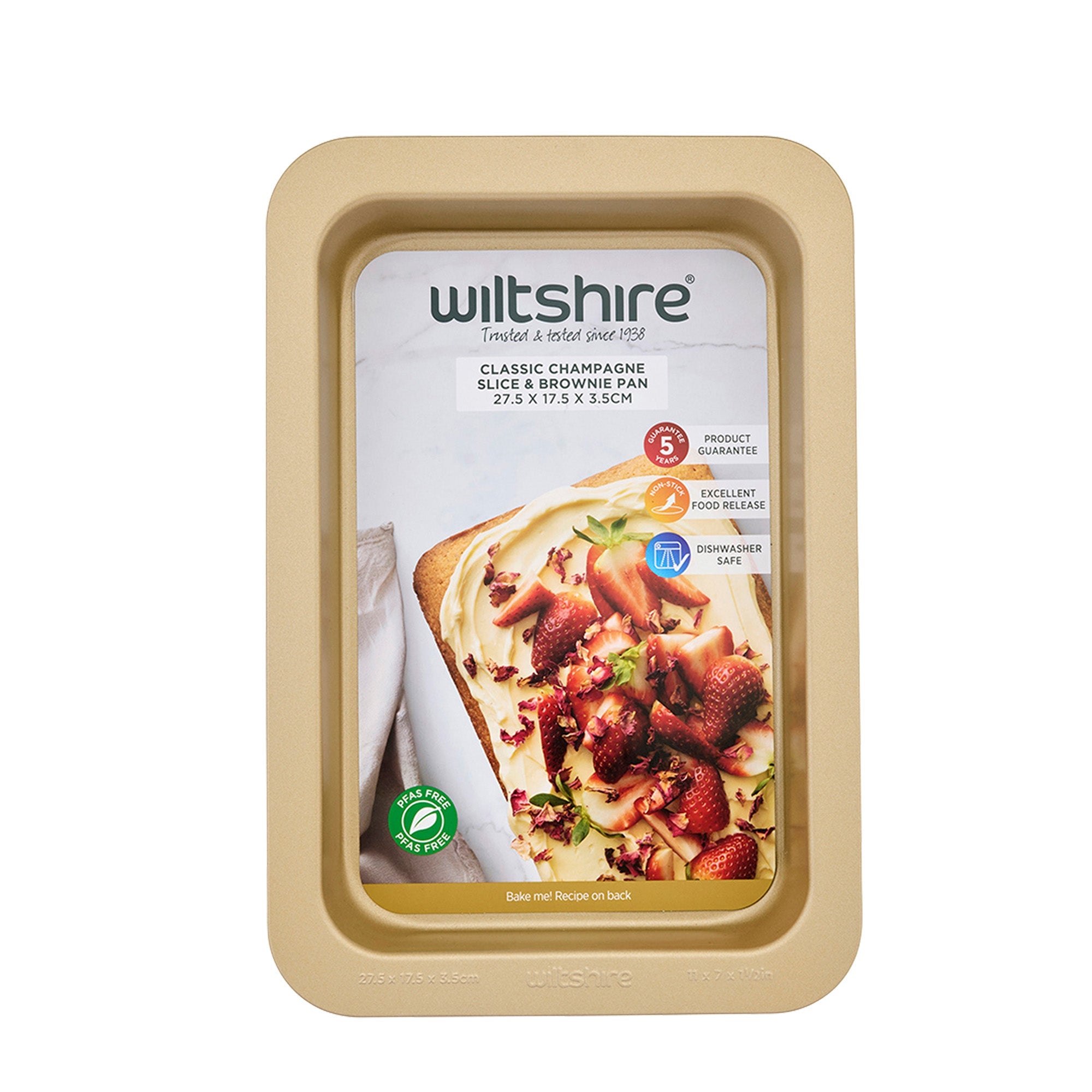 Wiltshire Champagne Gold Slice Pan 27.5cm