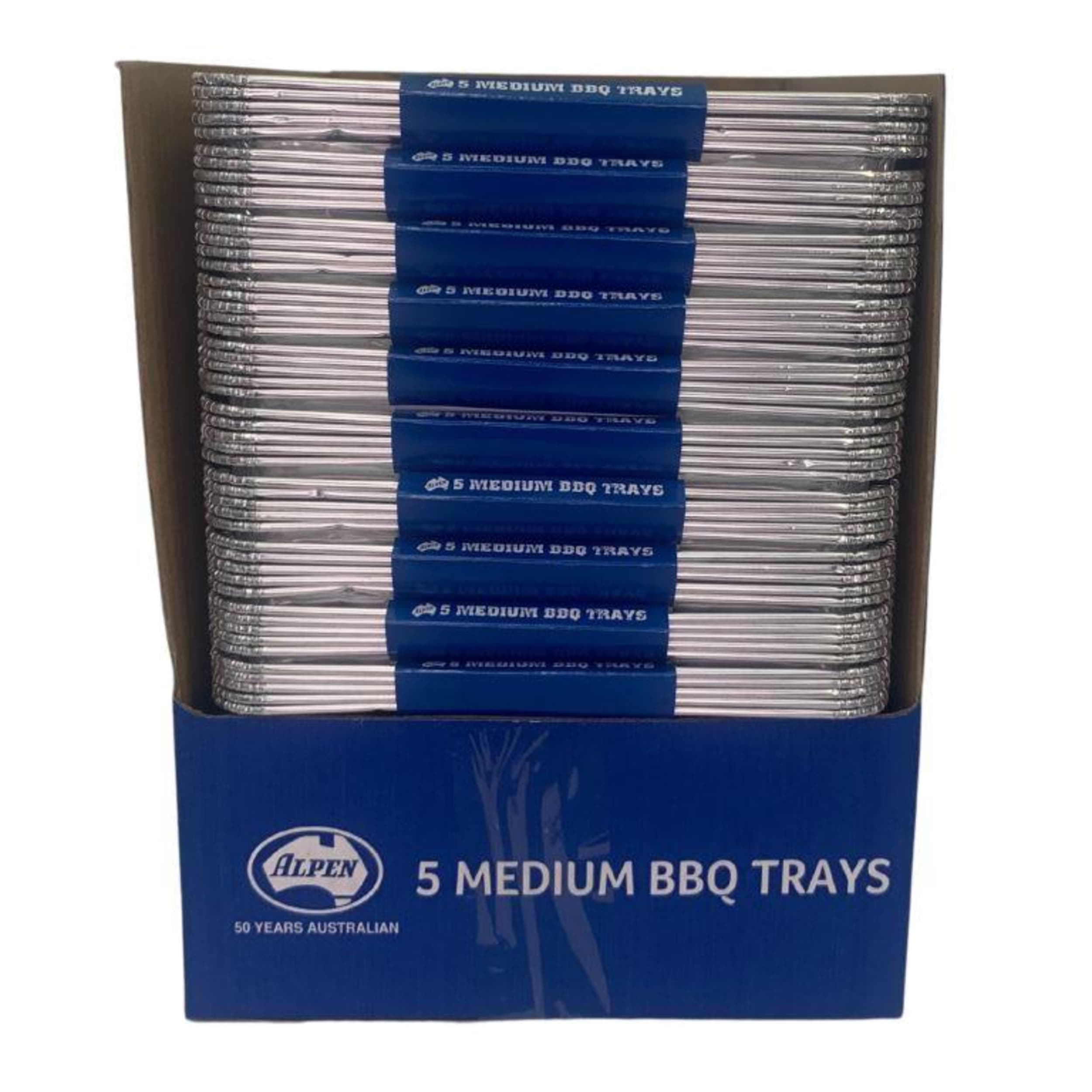 Catering Collection Medium BBQ Foil Tray 324x201x32mm (5 Pack)