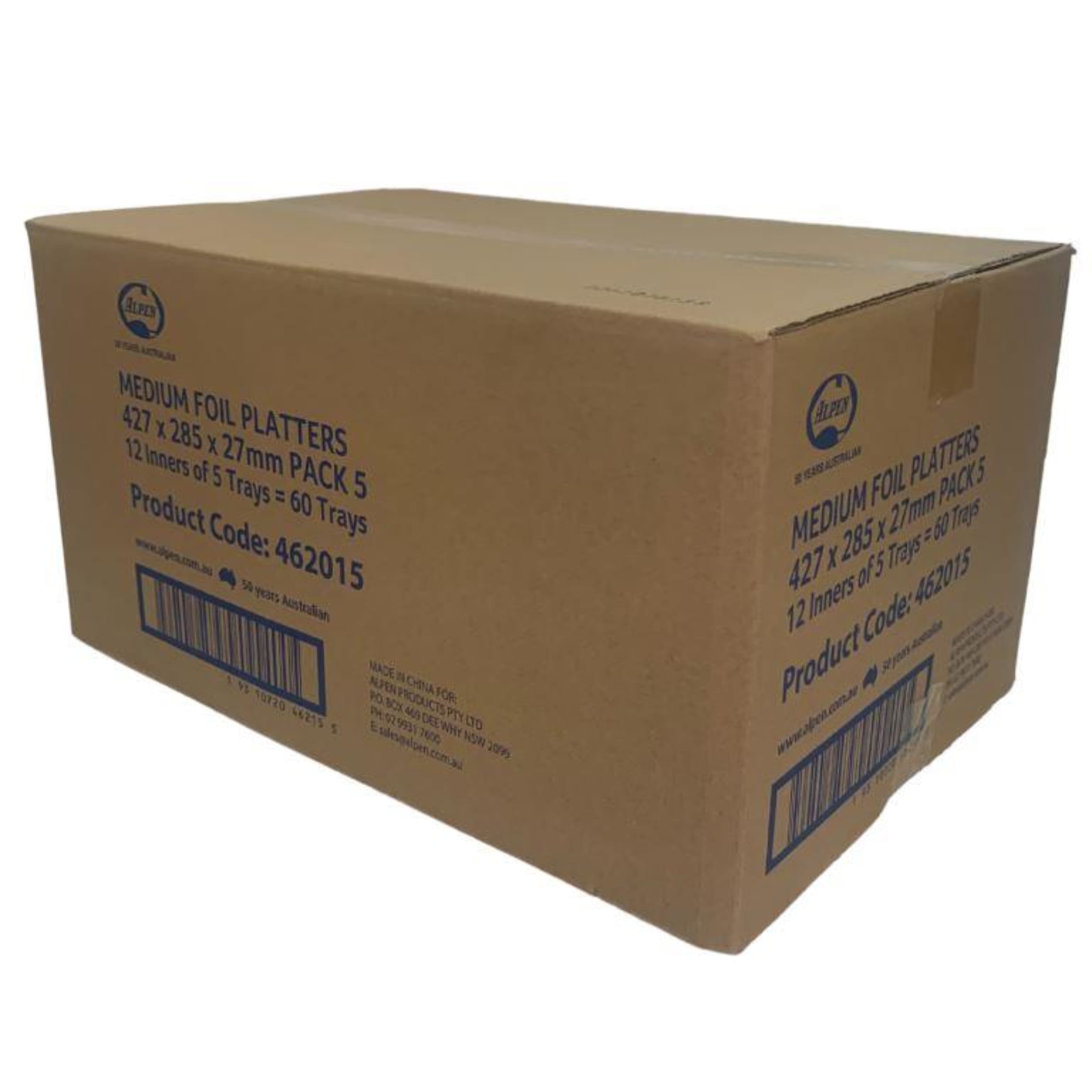 Catering Collection Medium Foil Platter 427x285x27mm (5 Pack)