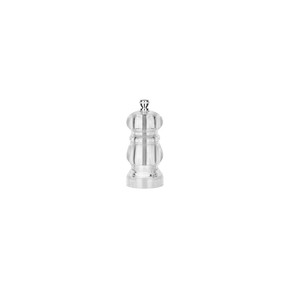 Chef Inox Crystal Salt & Pepper Mill Acrylic 50x115mm