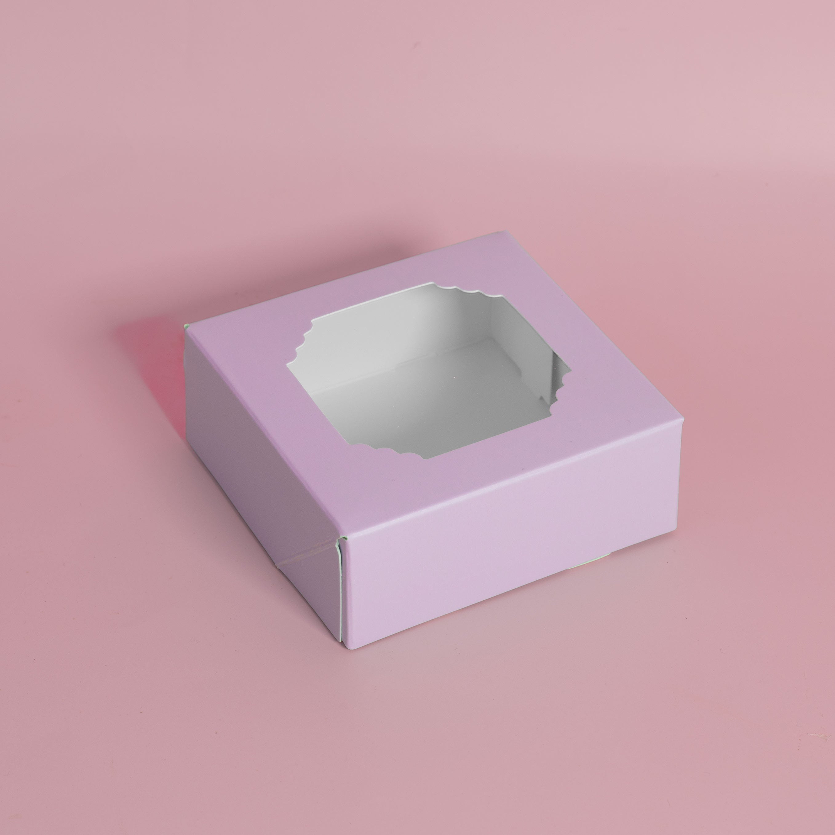 Papyrus Scalloped Small Treat Box Pastel Lilac 5 Pack