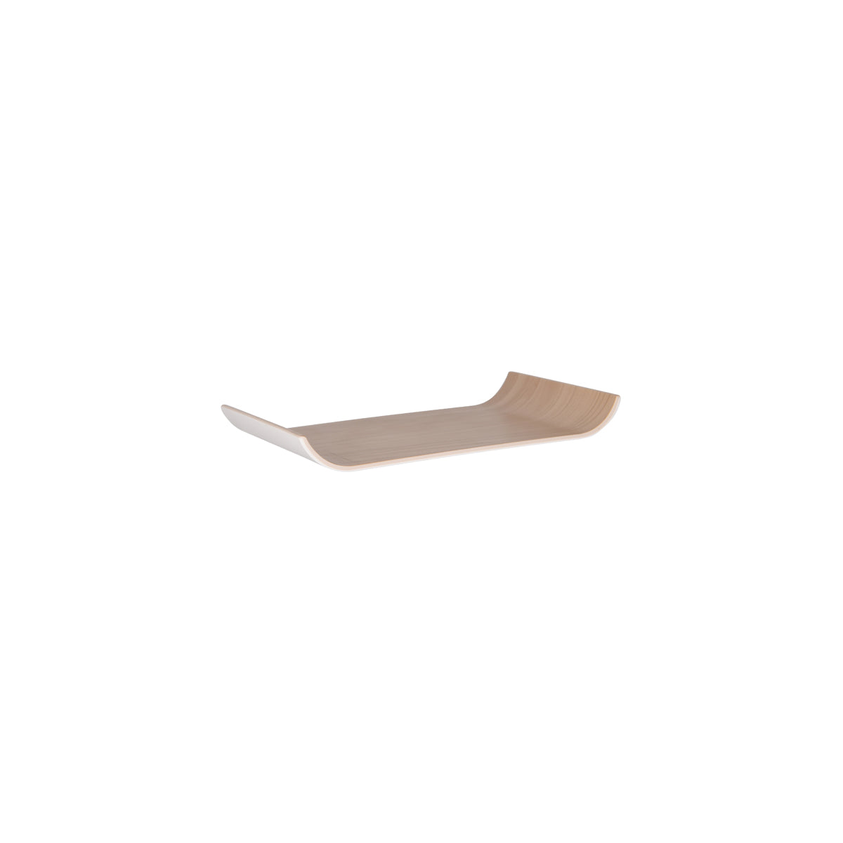 Zicco Melamine Echo White & Birch Tray 265x162x30mm