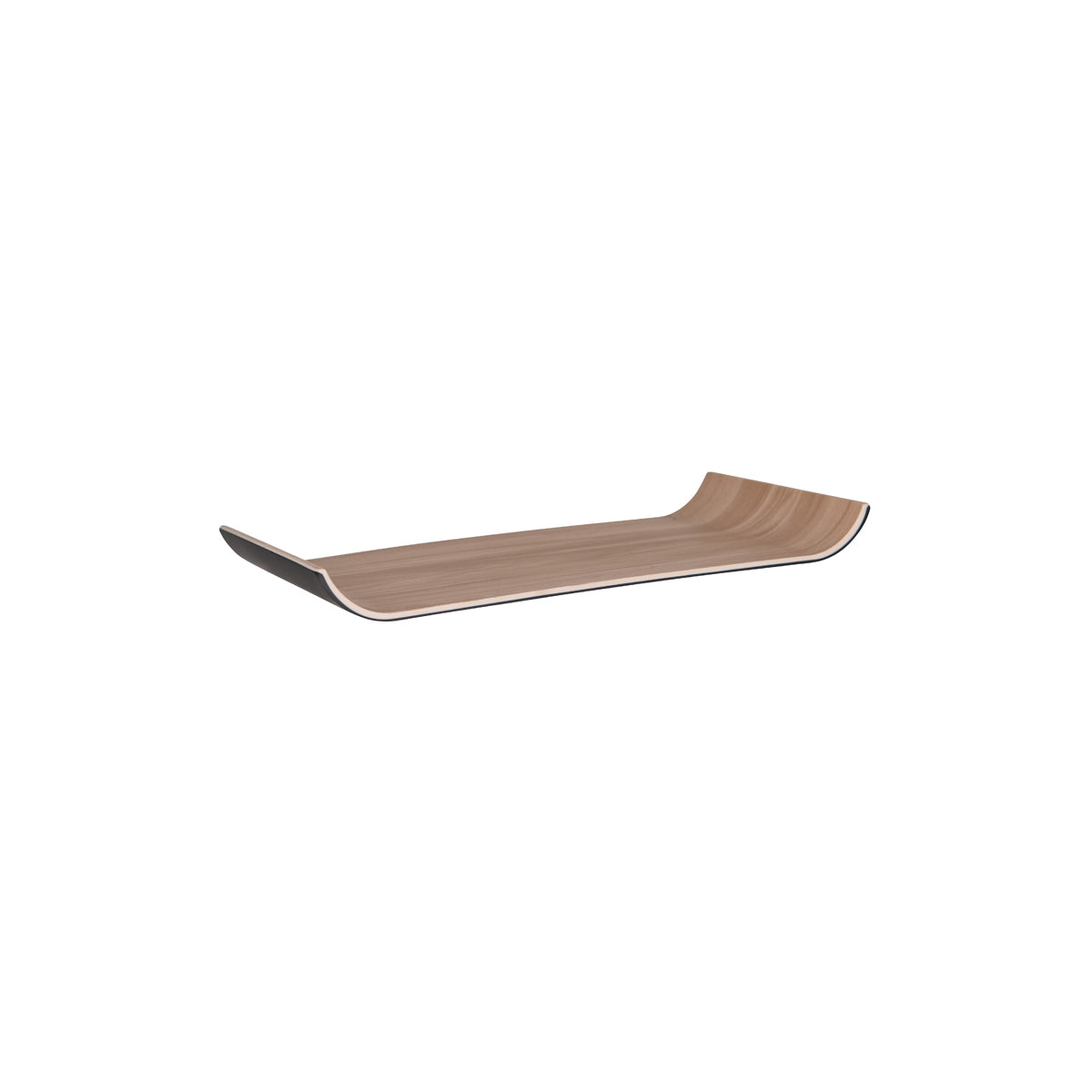 Zicco Melamine Echo Black & Birch Tray 325x176x30mm
