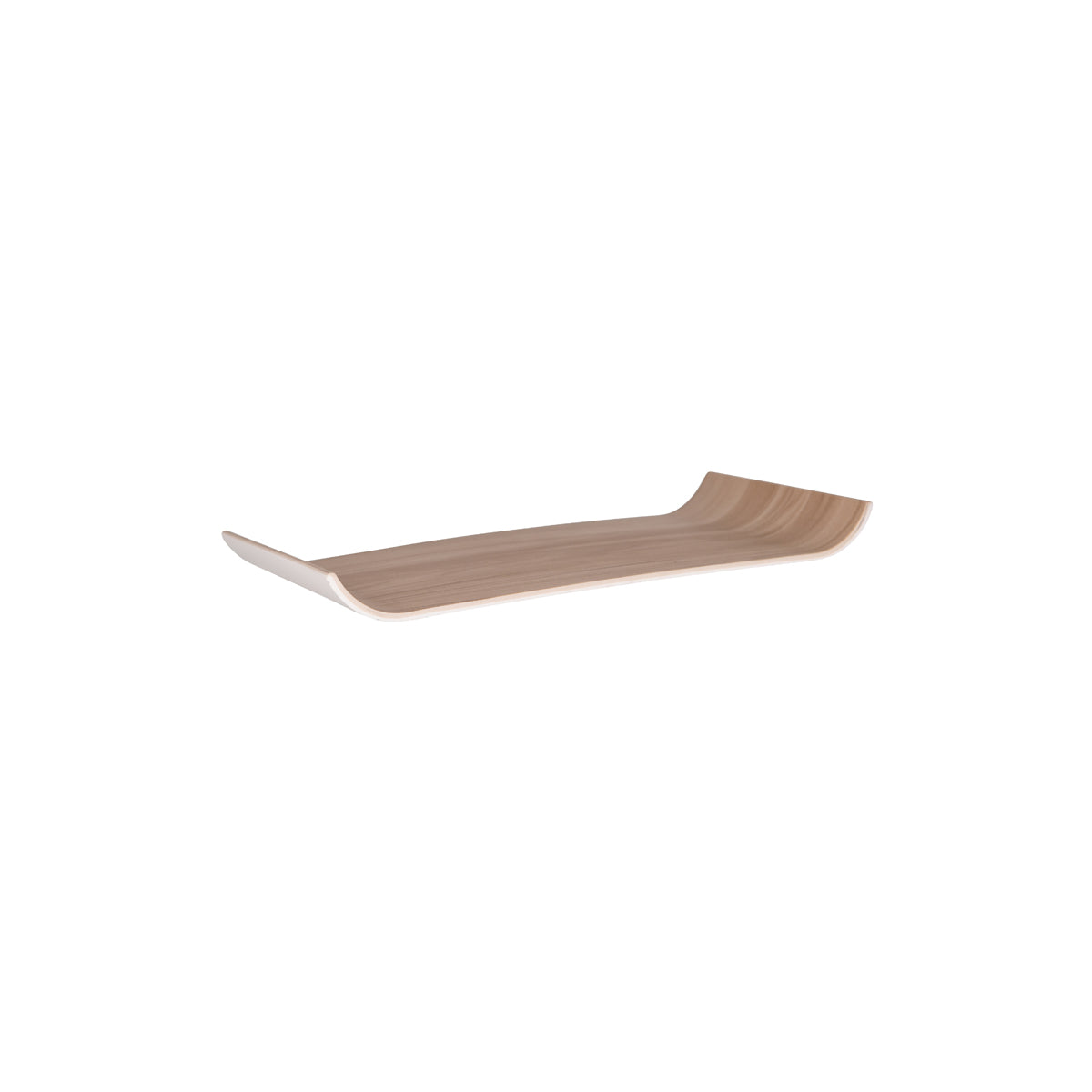 Zicco Melamine Echo White & Birch Tray 325x176x30mm