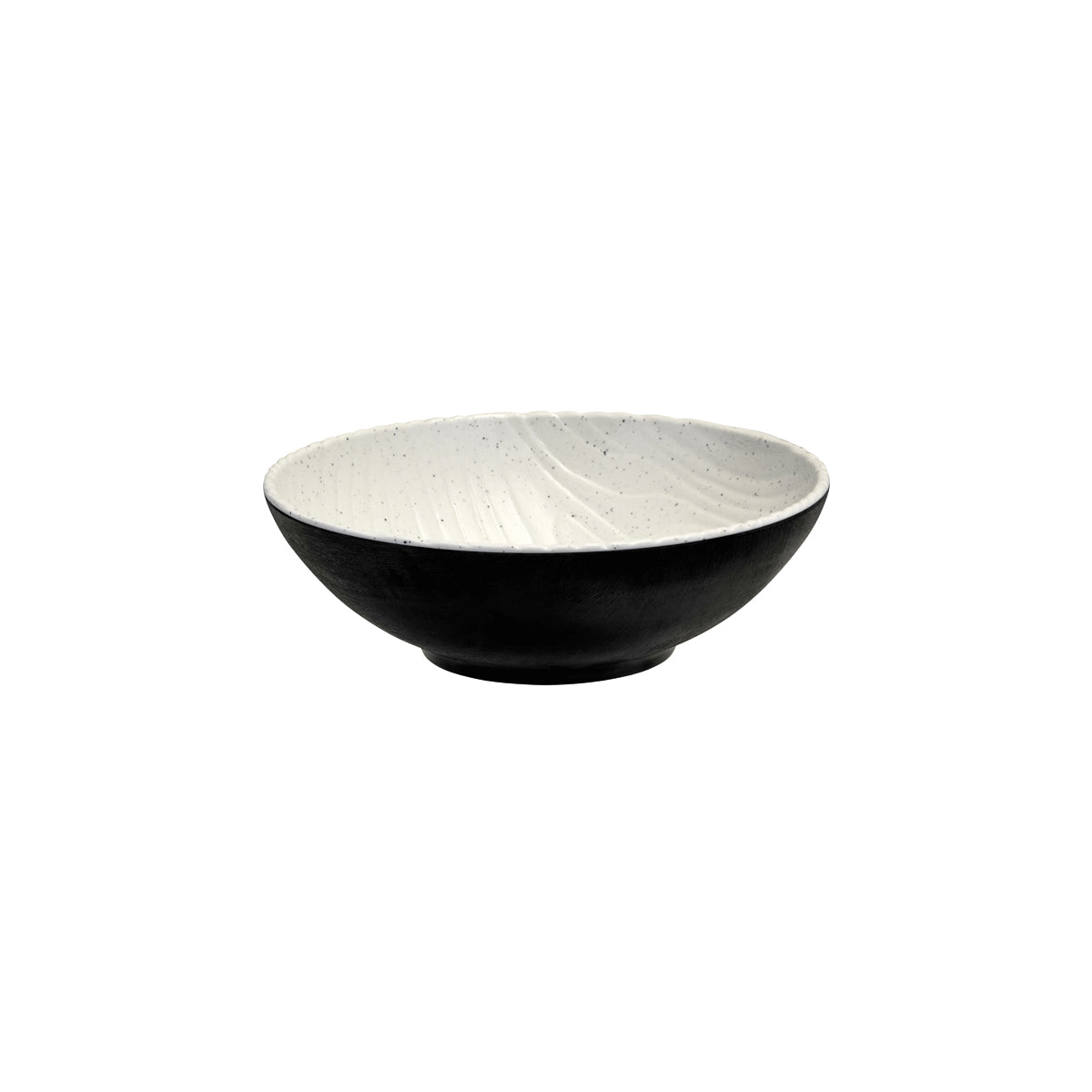 Cheforward Transform Stone Natural/Black Round Bowl (254mm Ø - Stone Natural / Black)