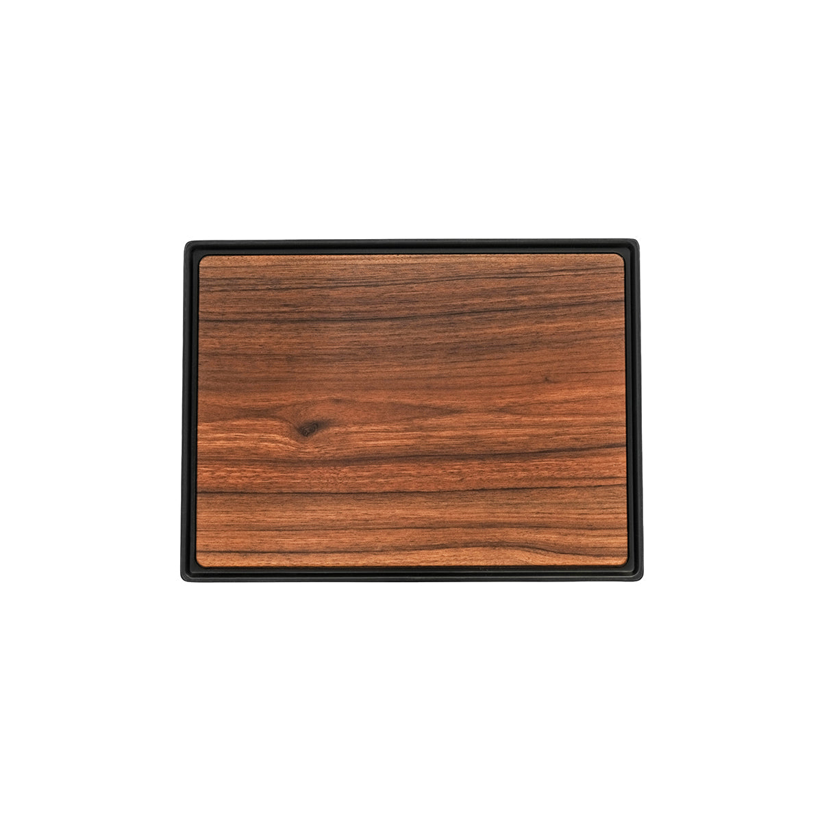 Zicco Melamine Contempo Dark Rectangular Tray 350x260x15mm