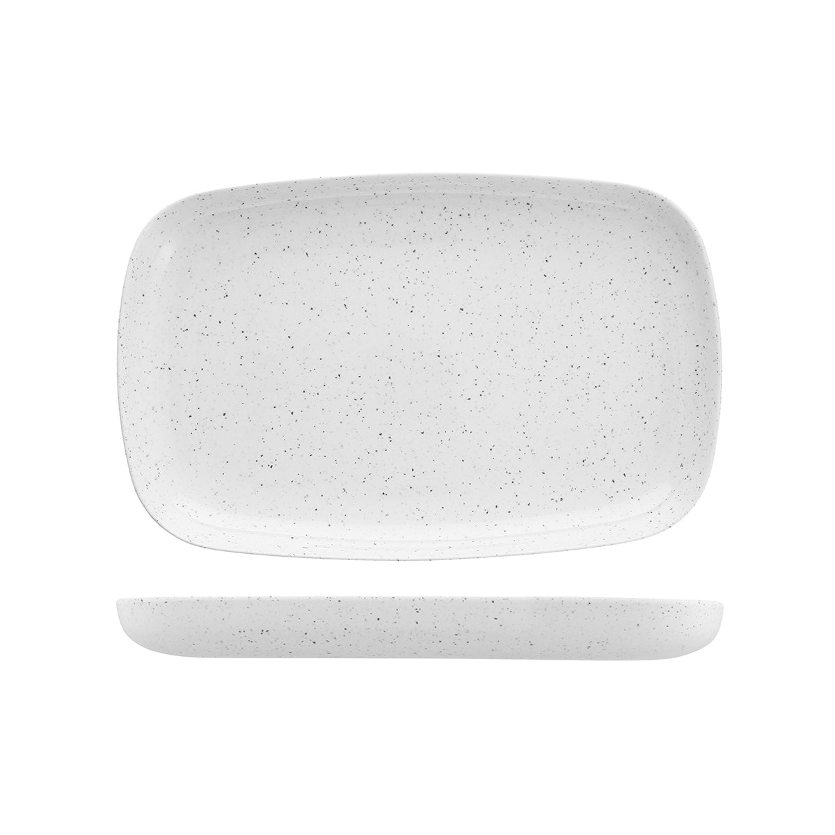 Fortessa Camp White Rectangular Coupe Platter (360x233mm)