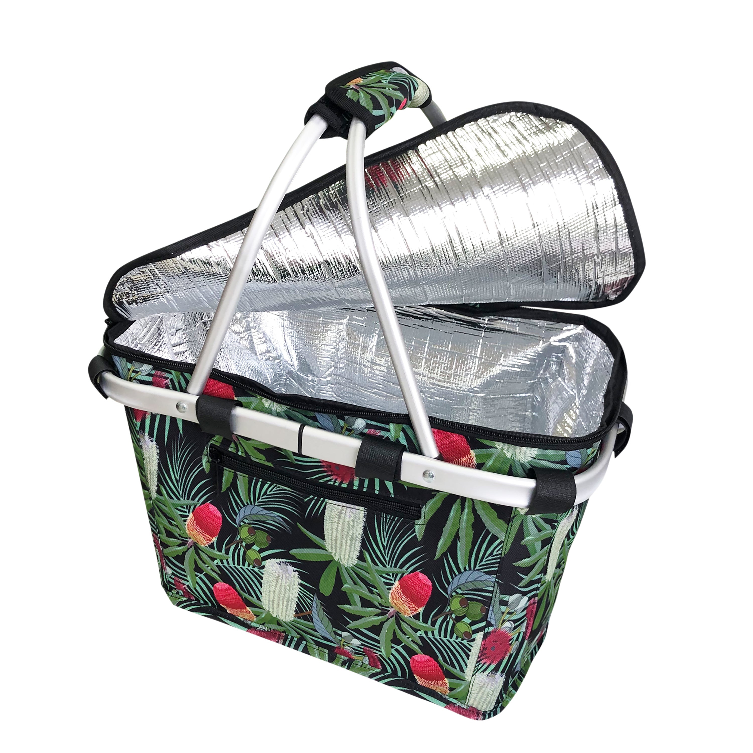 Sachi Insulated Carry Basket with Lid - Banksia