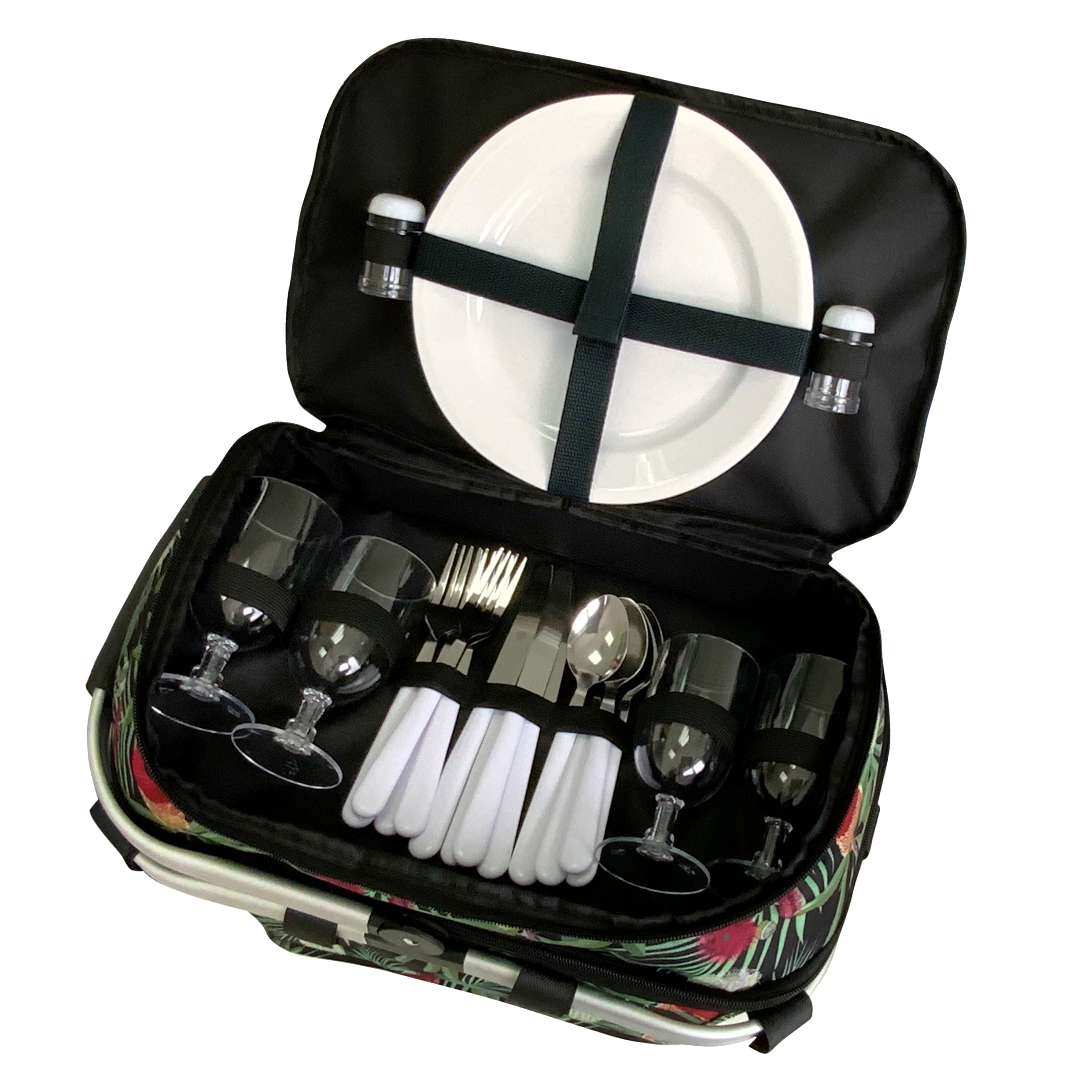 Sachi 4 Person Insulated Picnic Basket  - Banksia