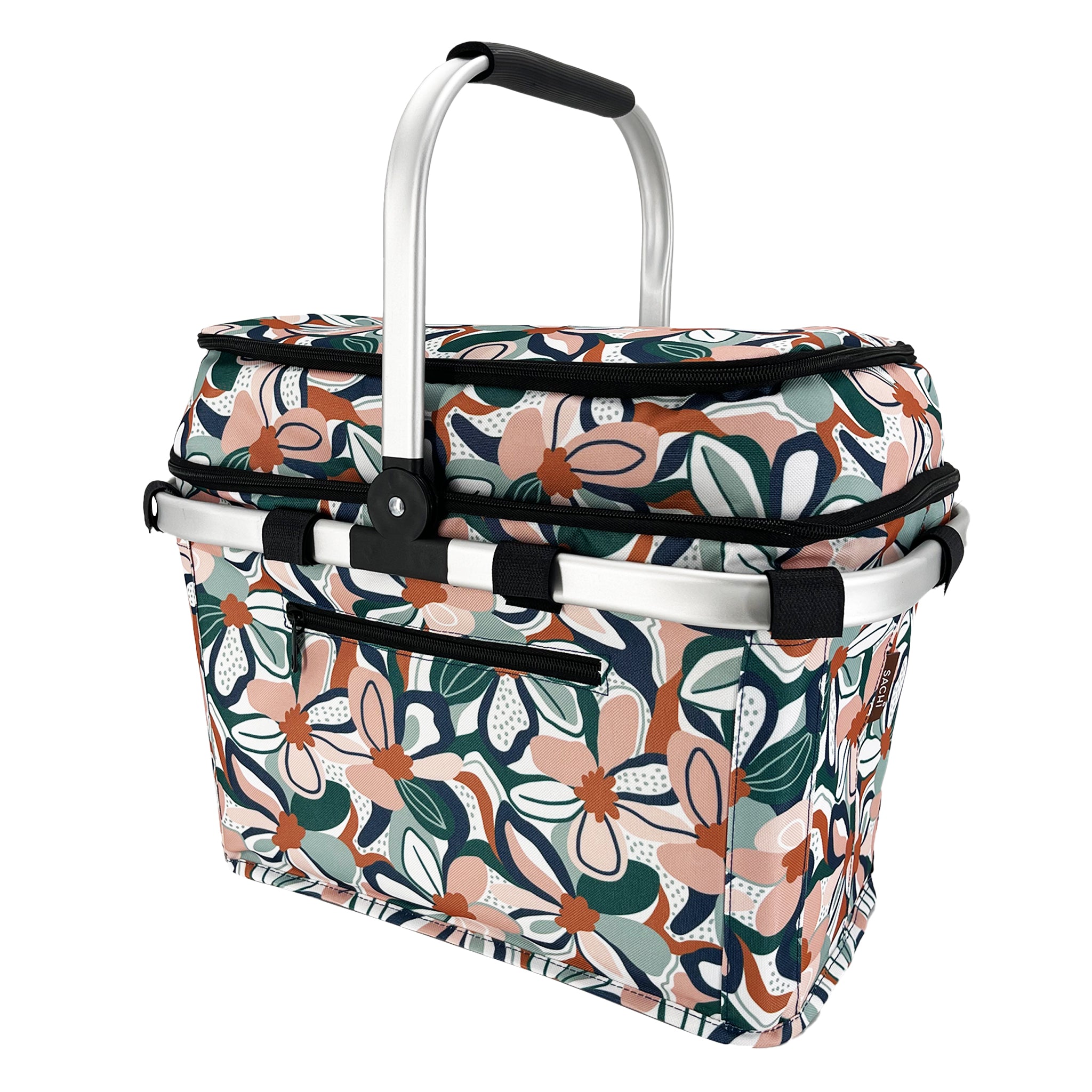 Sachi 4 Person Insulated Picnic Basket  - Desert Floral