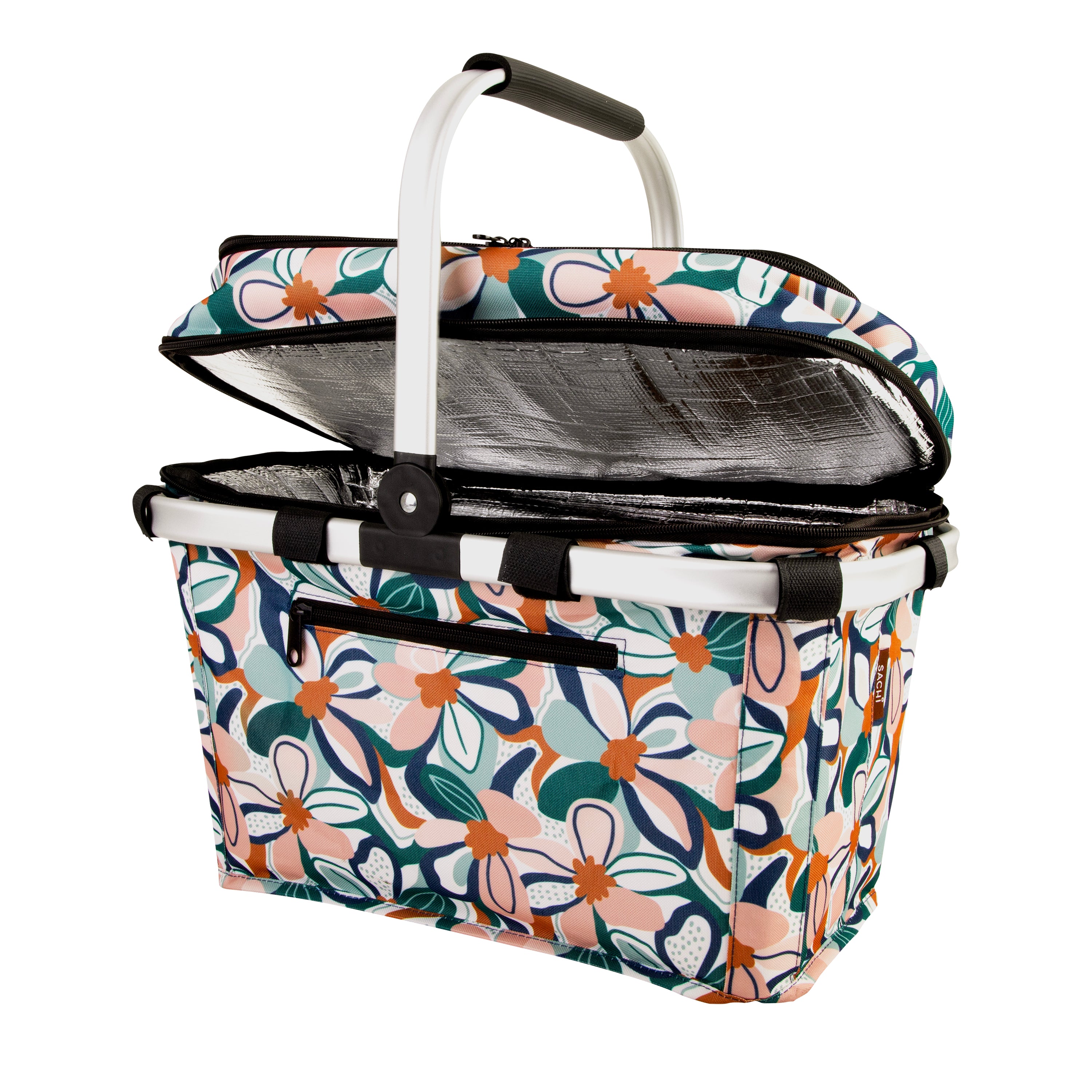 Sachi 4 Person Insulated Picnic Basket  - Desert Floral