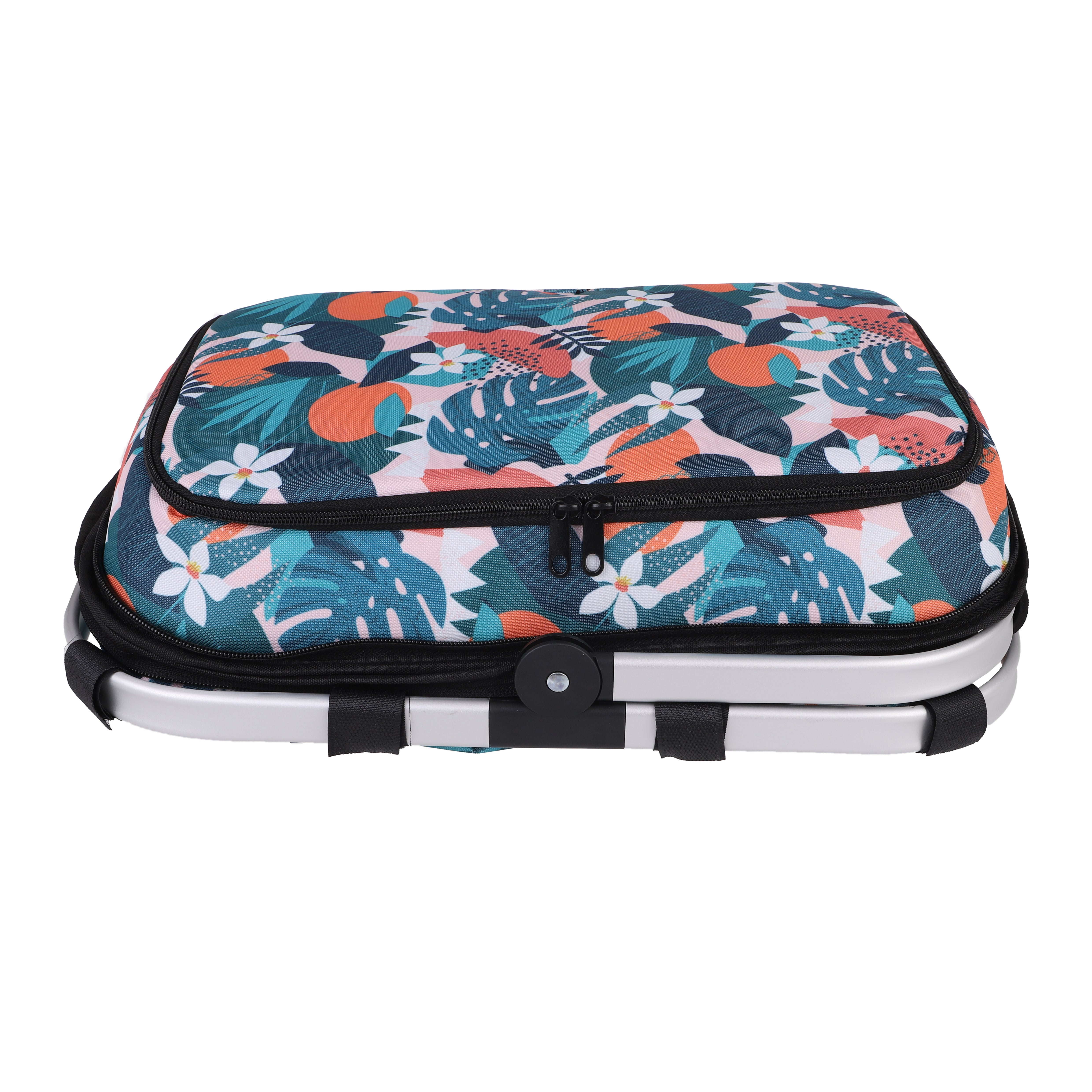 Sachi 4 Person Insulated Picnic Basket  - Exotic Jungle