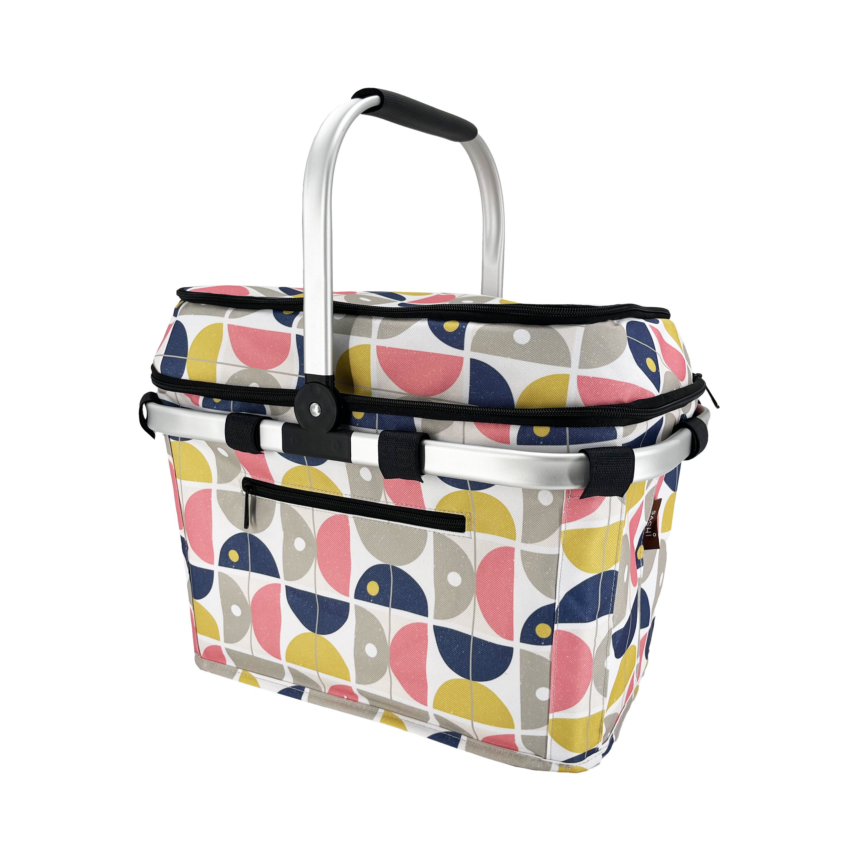 Sachi 4 Person Insulated Picnic Basket  - Nordic Geo