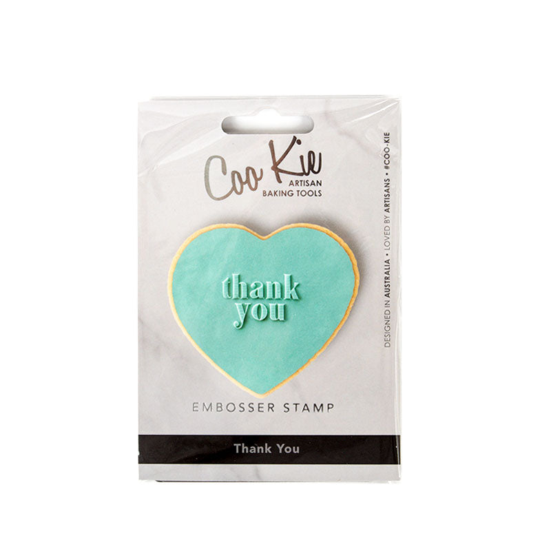 Coo Kie Embosser Stamp Thank You
