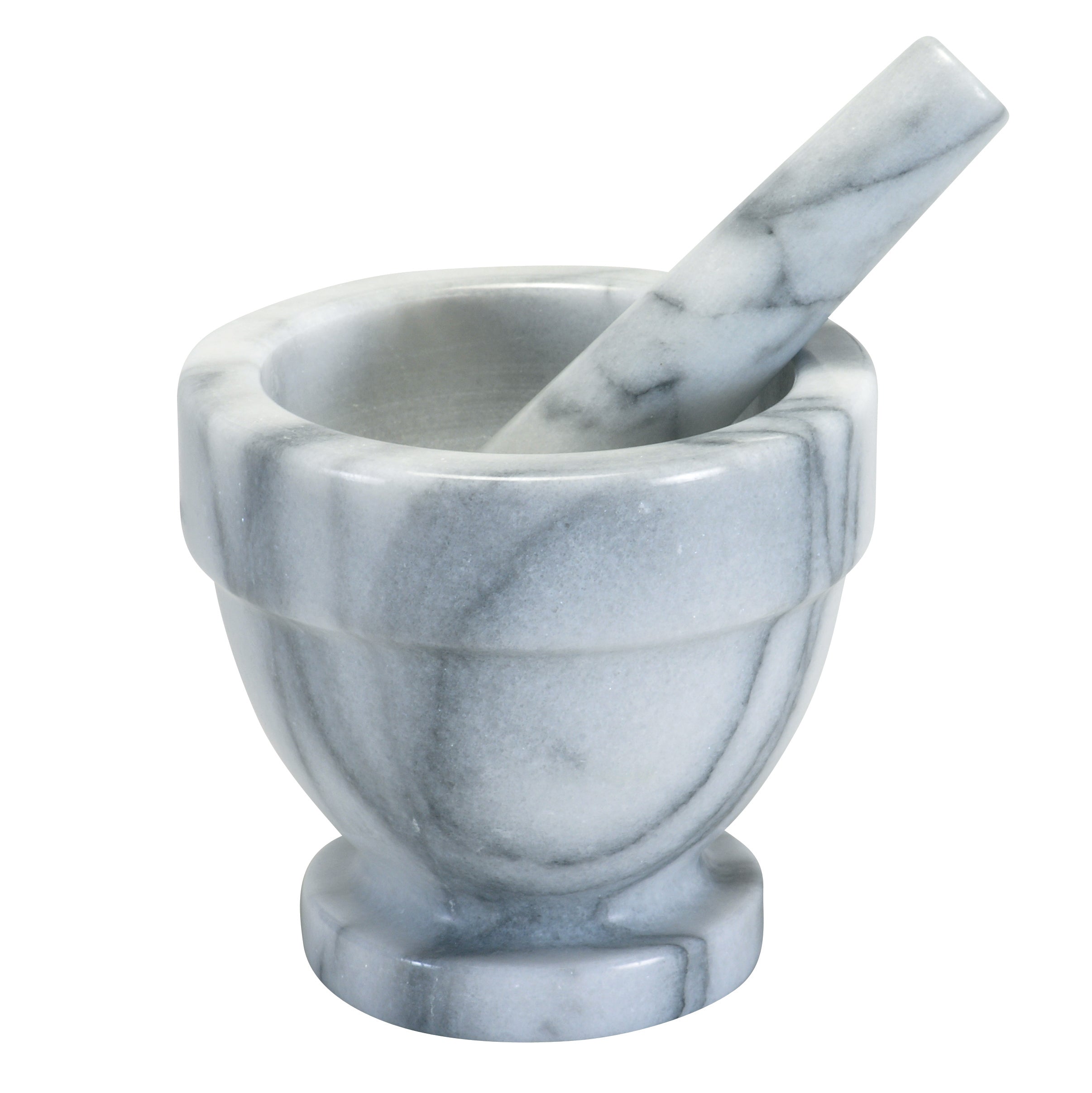 Integra Maison Grey Marble Mortar & Pestle – 12cm