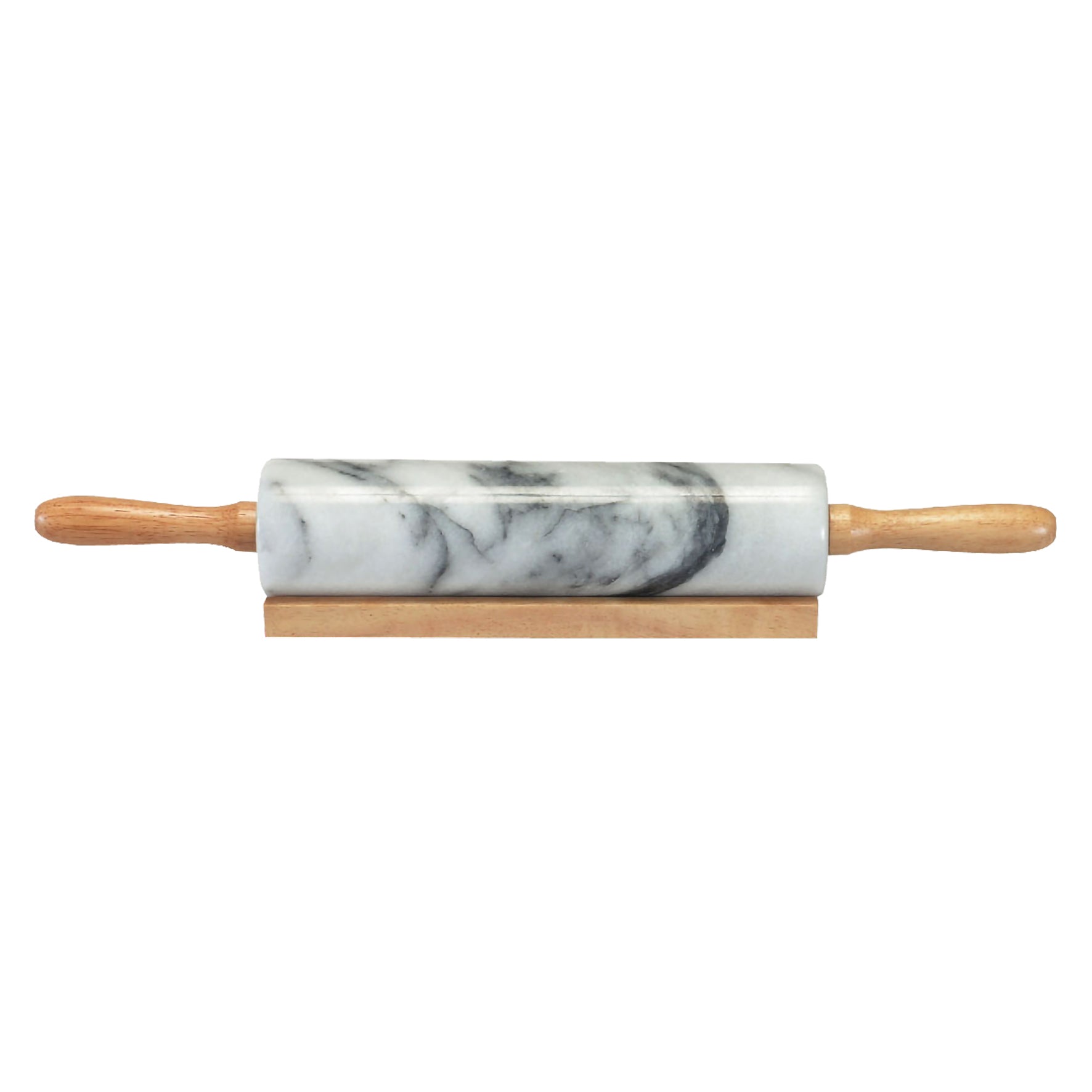 Integra Maison Grey Marble Rolling Pin with Cradle
