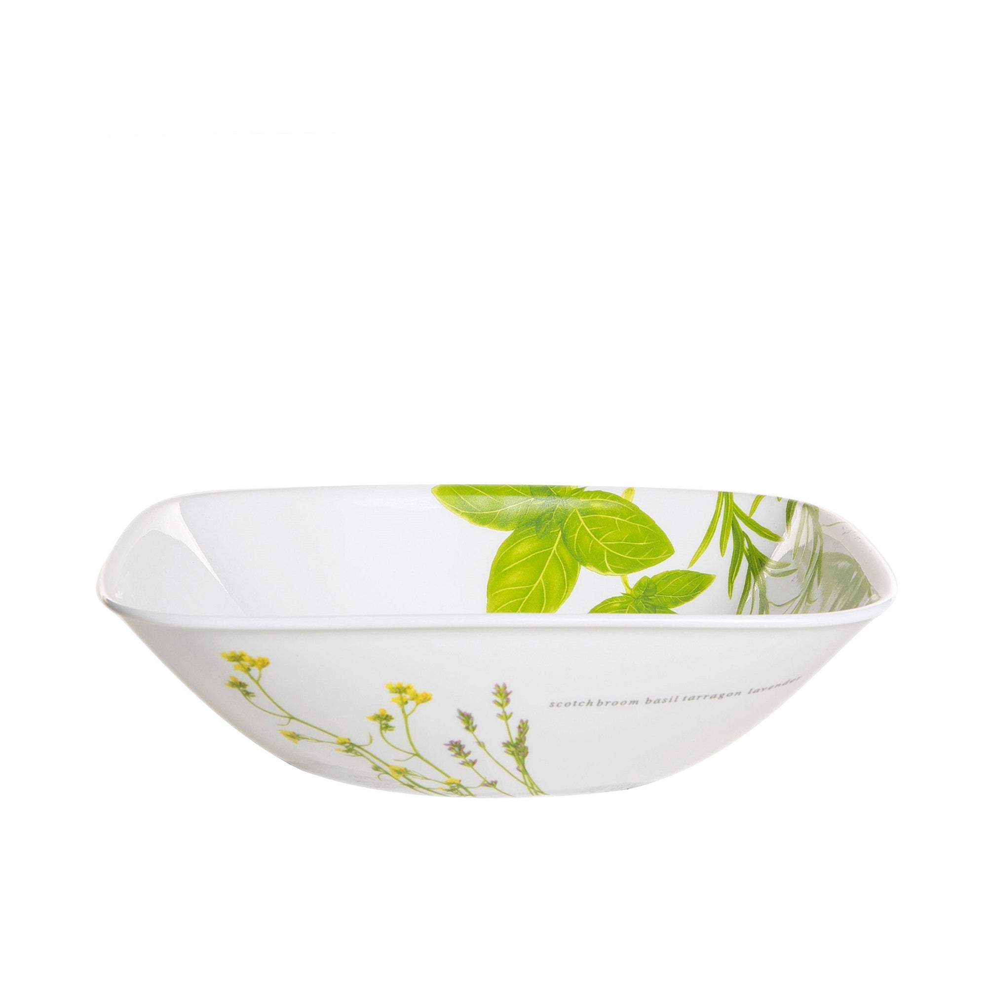 Corelle European Herbs Serving Square Bowl (1.4L)