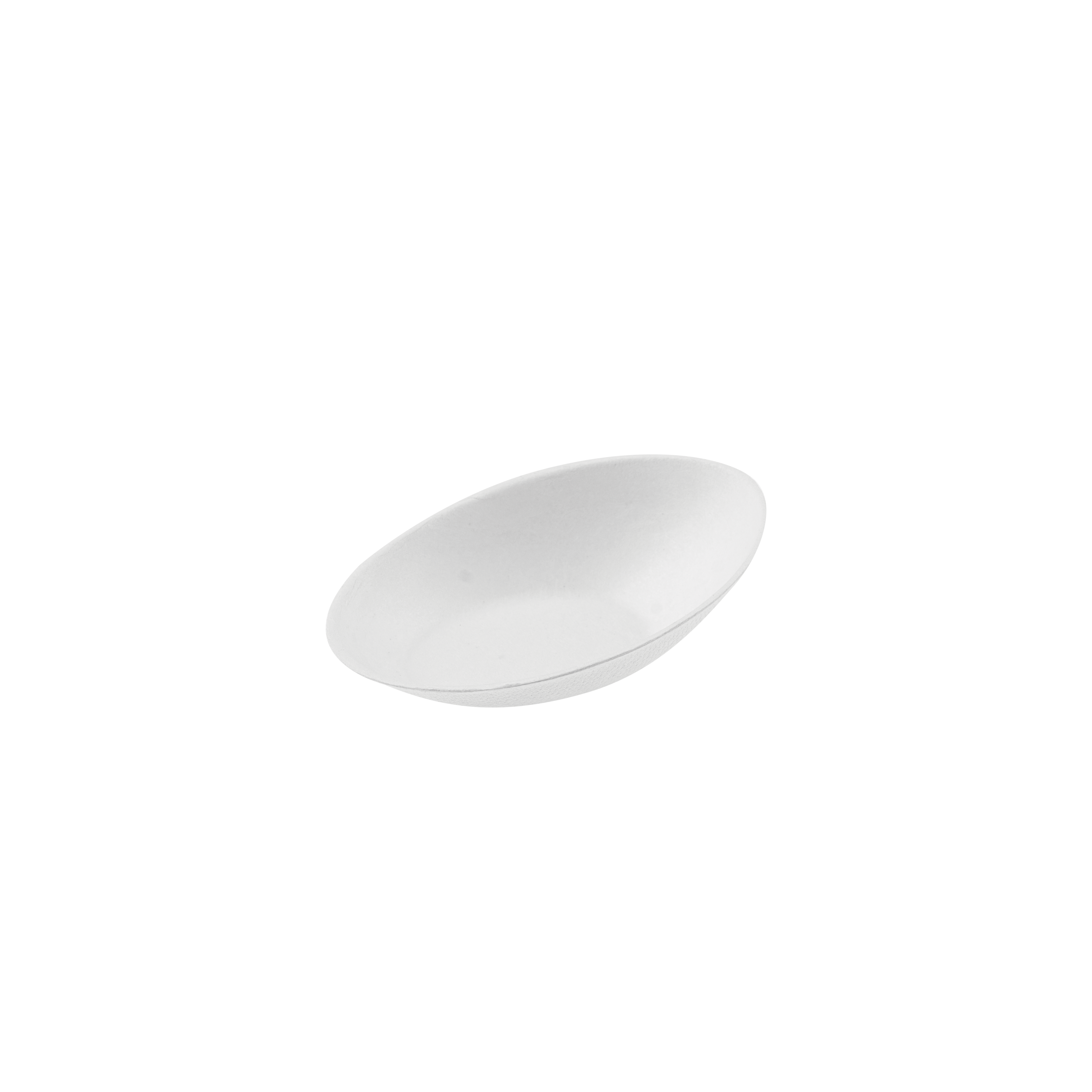 Belix Egg Shape Canape Dish (80x48x115mm Pack of 50 - White) (Carton)